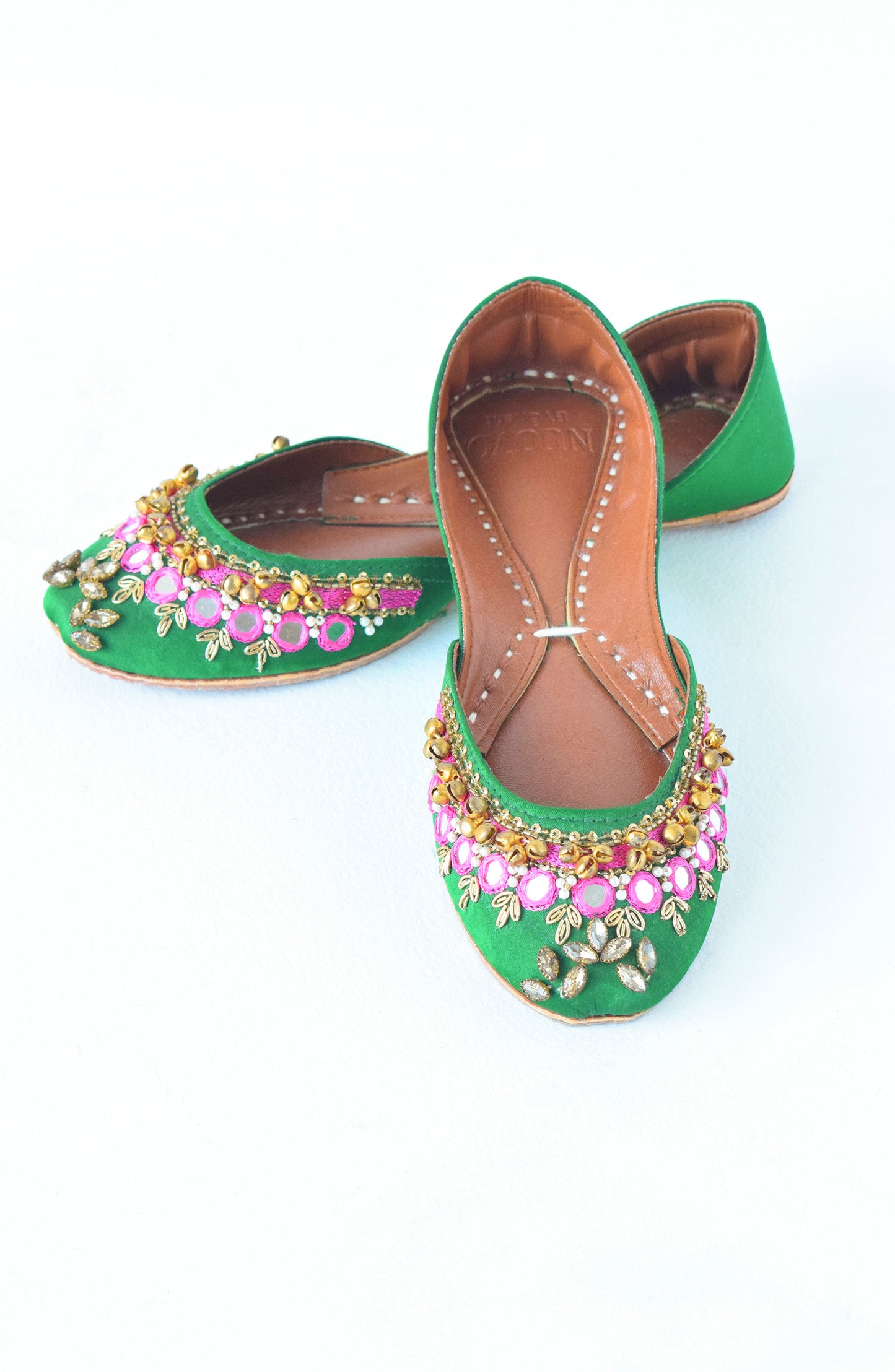 ORFS-91 GREEN MIX  FOOTWEAR KHUSSA