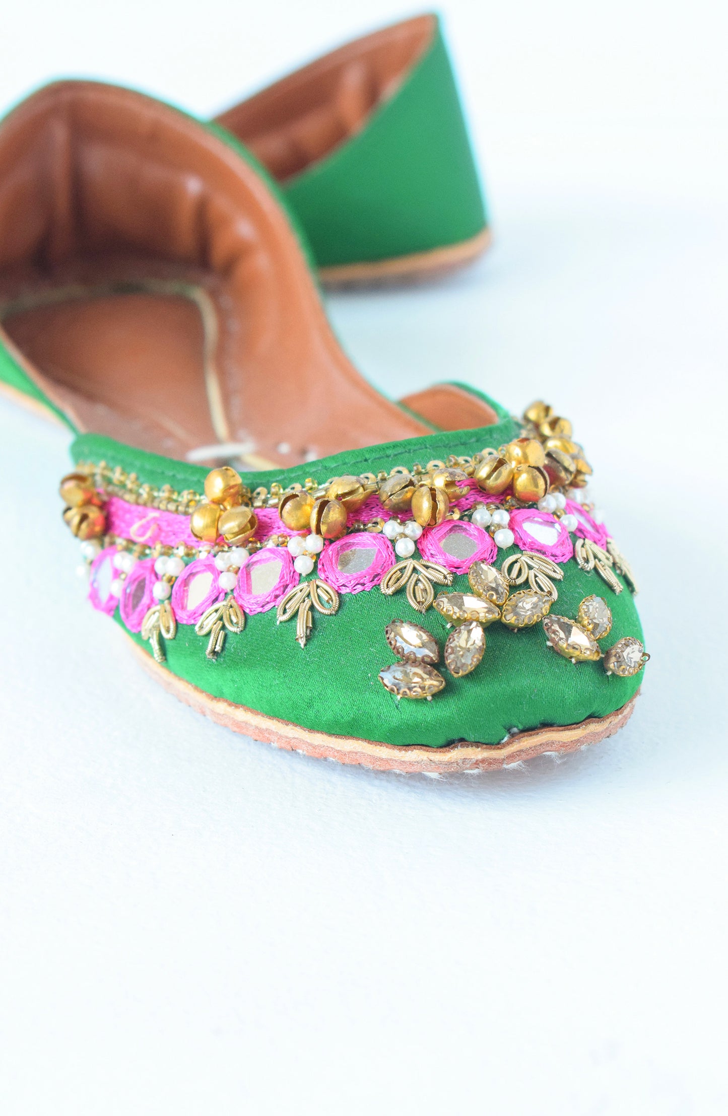ORFS-91 GREEN MIX  FOOTWEAR KHUSSA