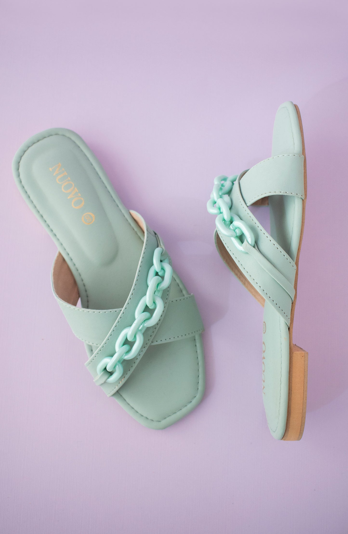 ORFS-22-002 SKY BLUE MIX  FOOTWEAR FLAT SANDALS