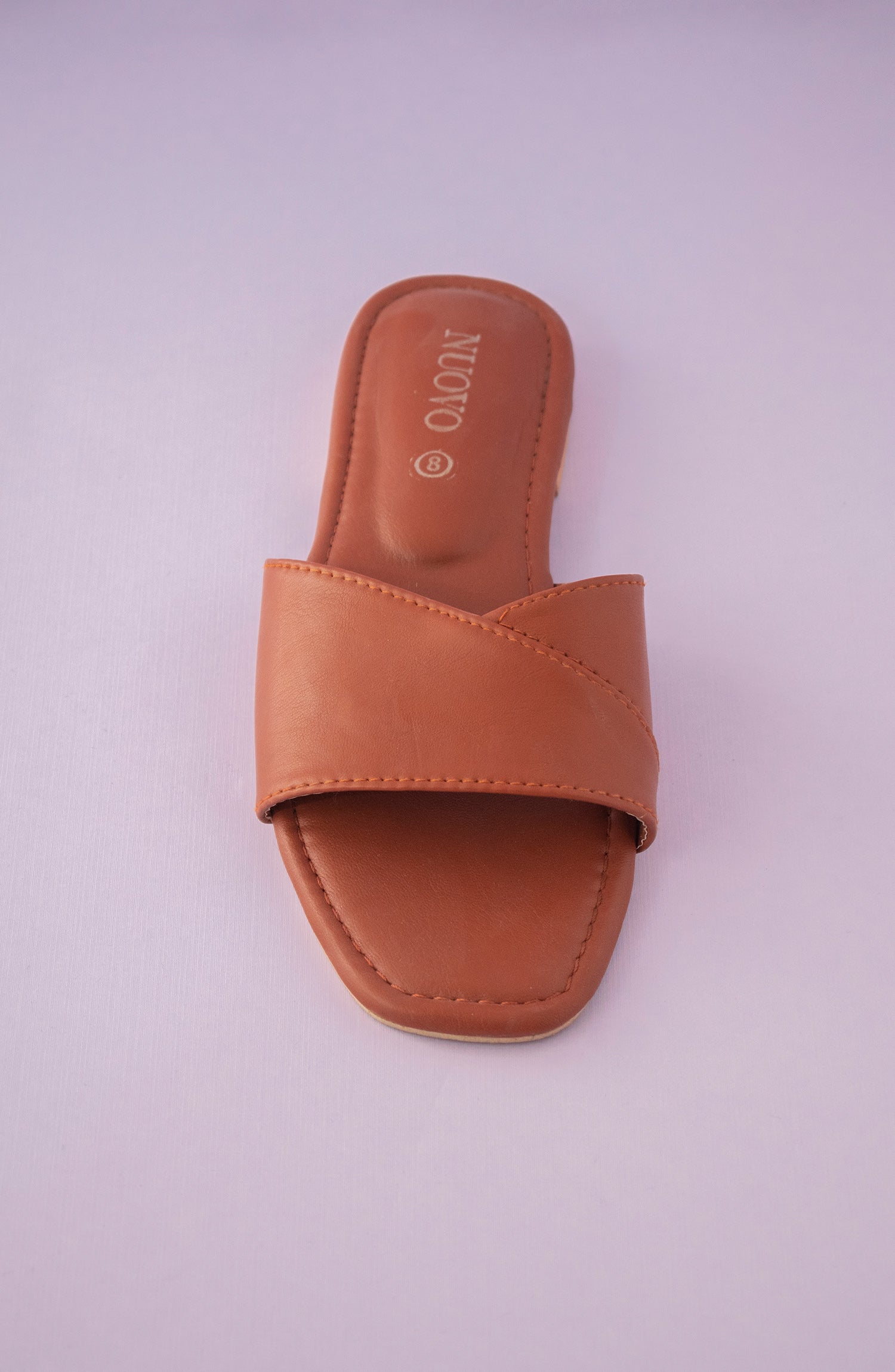 ORFS-22-001 BROWN MIX  FOOTWEAR FLAT SANDALS