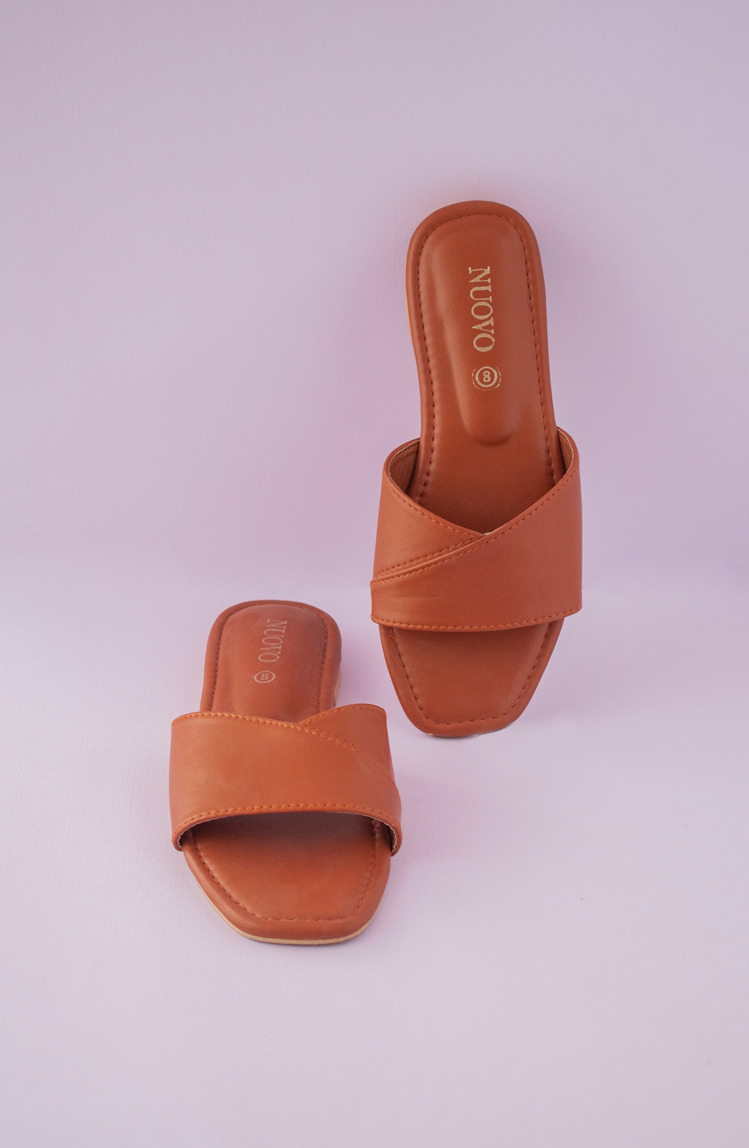 ORFS-22-001 BROWN MIX  FOOTWEAR FLAT SANDALS