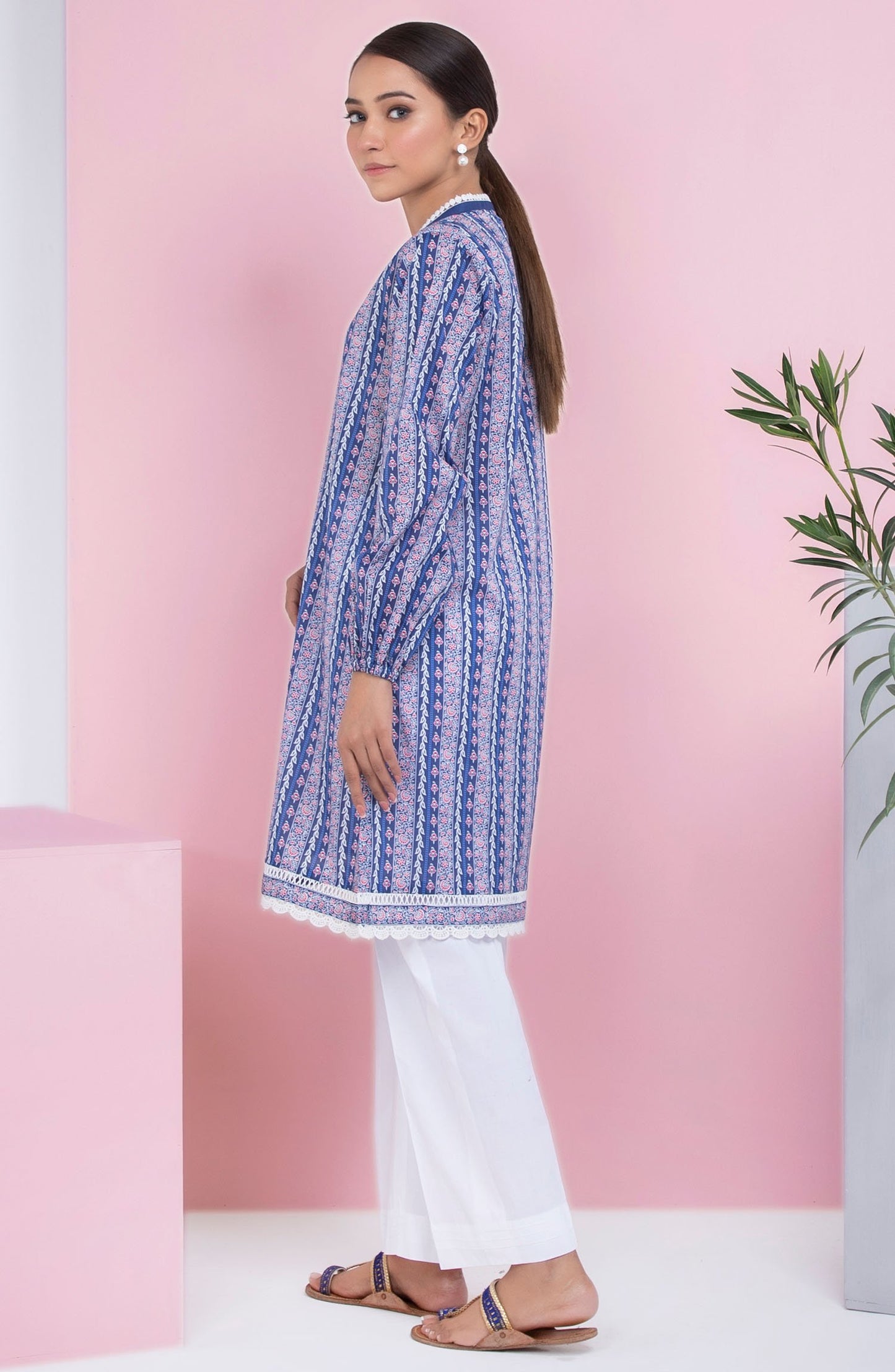 Unstitched 1 Piece Printed Lawn Shirt (OTL-20-042/A (PC))