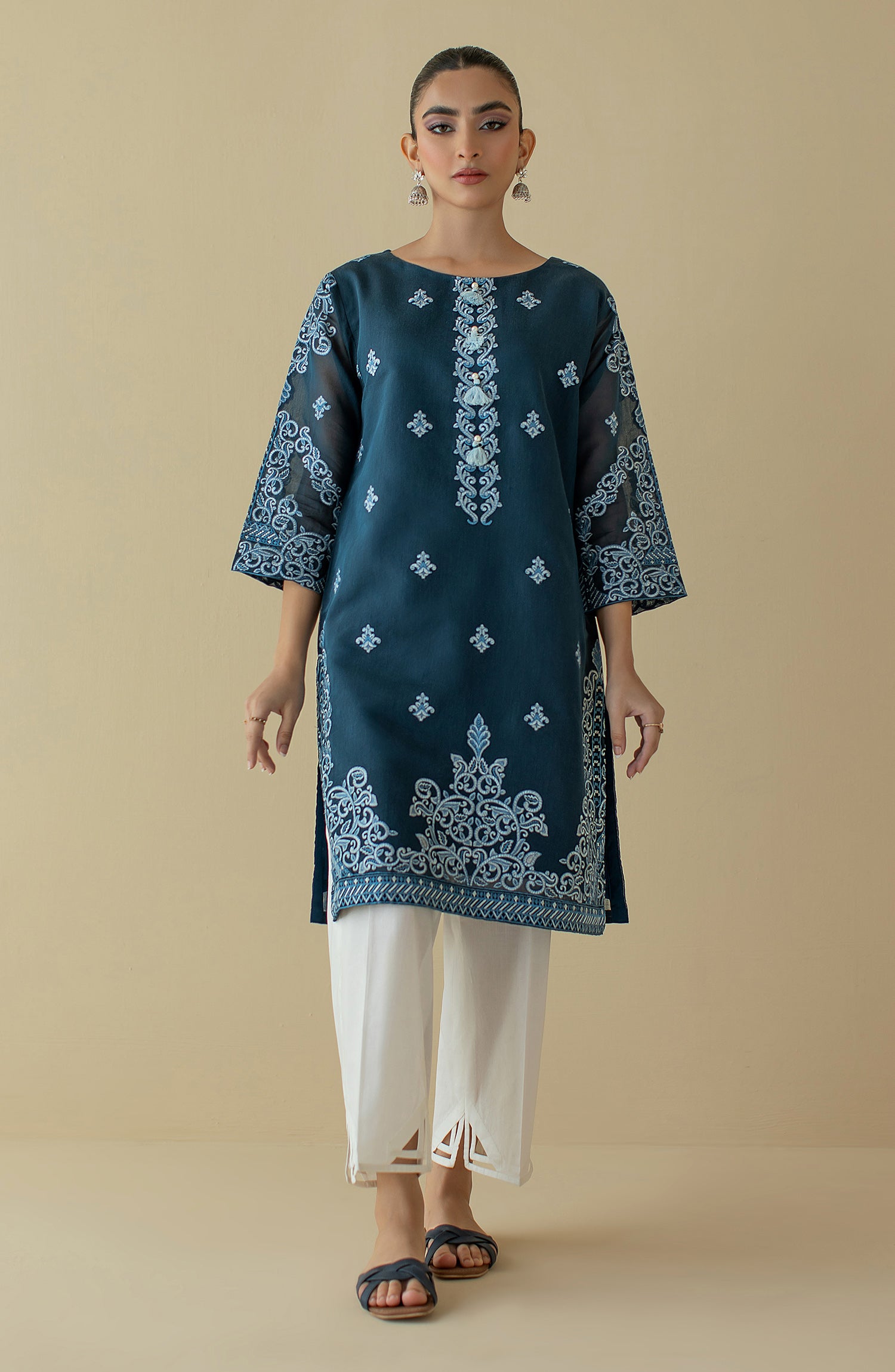 NRHC-153/S BLUE PAPER COTTON SCSHIRT READY TO WEAR SHIRT
