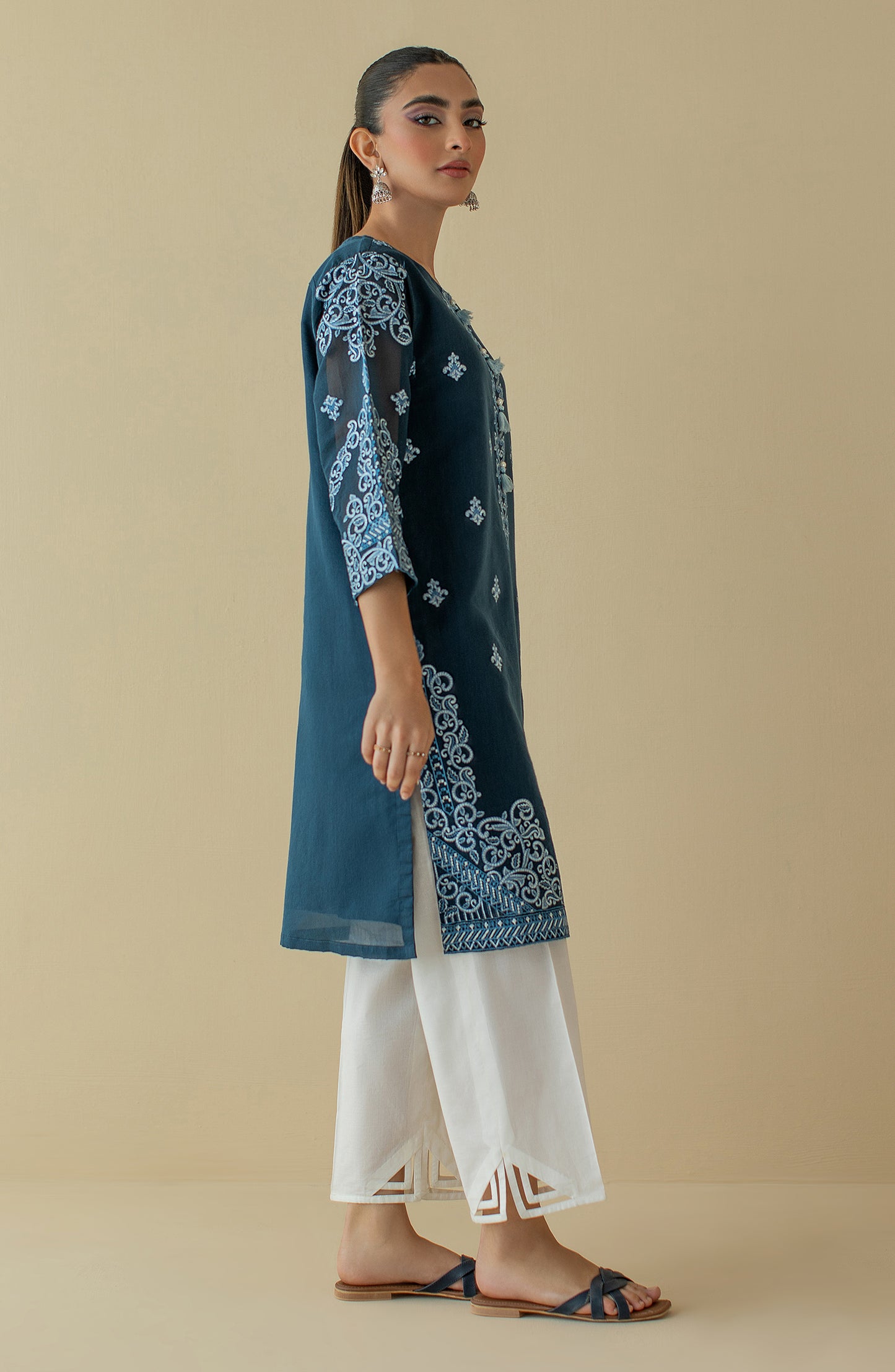 NRHC-153/S BLUE PAPER COTTON SCSHIRT READY TO WEAR SHIRT