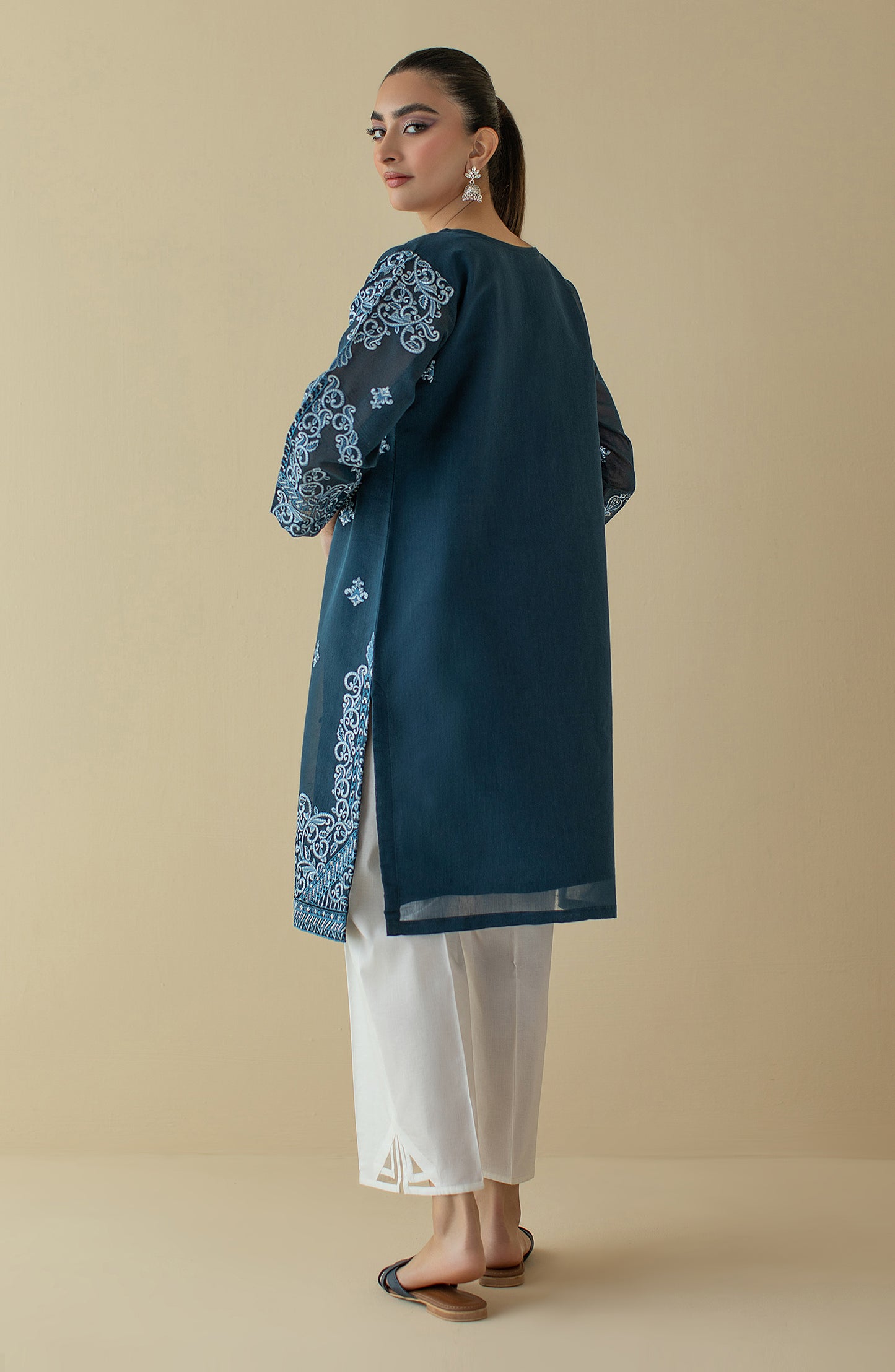 NRHC-153/S BLUE PAPER COTTON SCSHIRT READY TO WEAR SHIRT