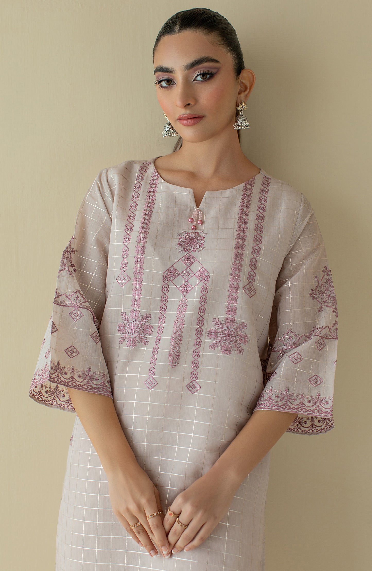NRHC-138/S BEIGE PAPER COTTON SCSHIRT READY TO WEAR SHIRT