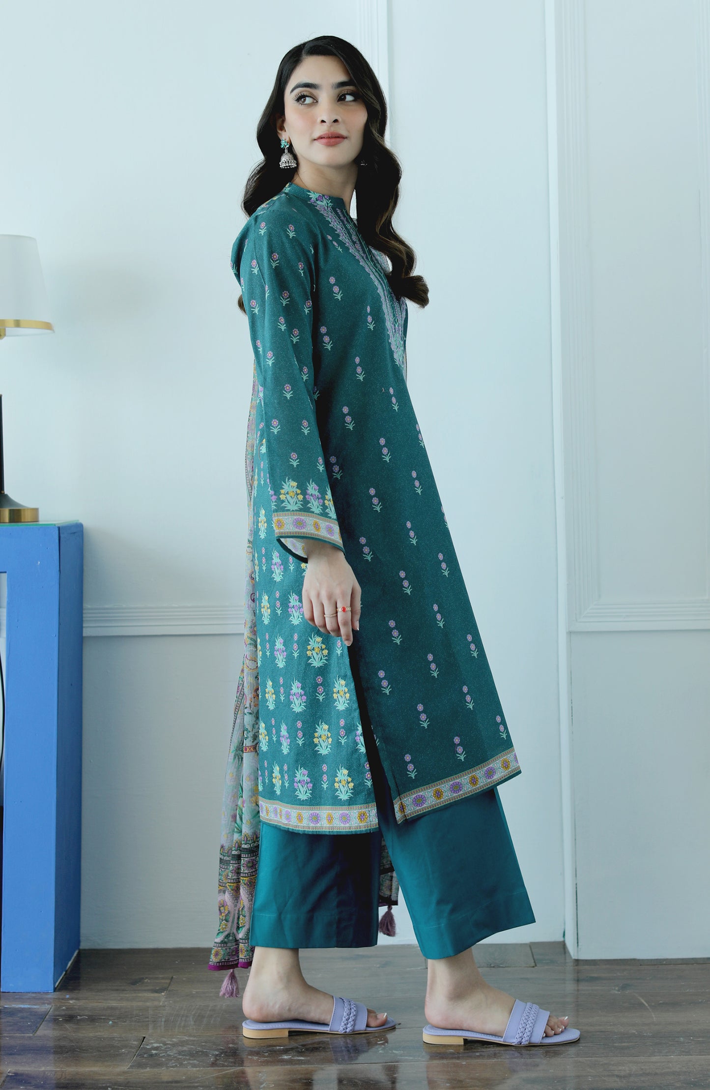 OTL-23-031/S GREEN LAWN  READY TO WEAR SHIRT DUPATTA PANTS