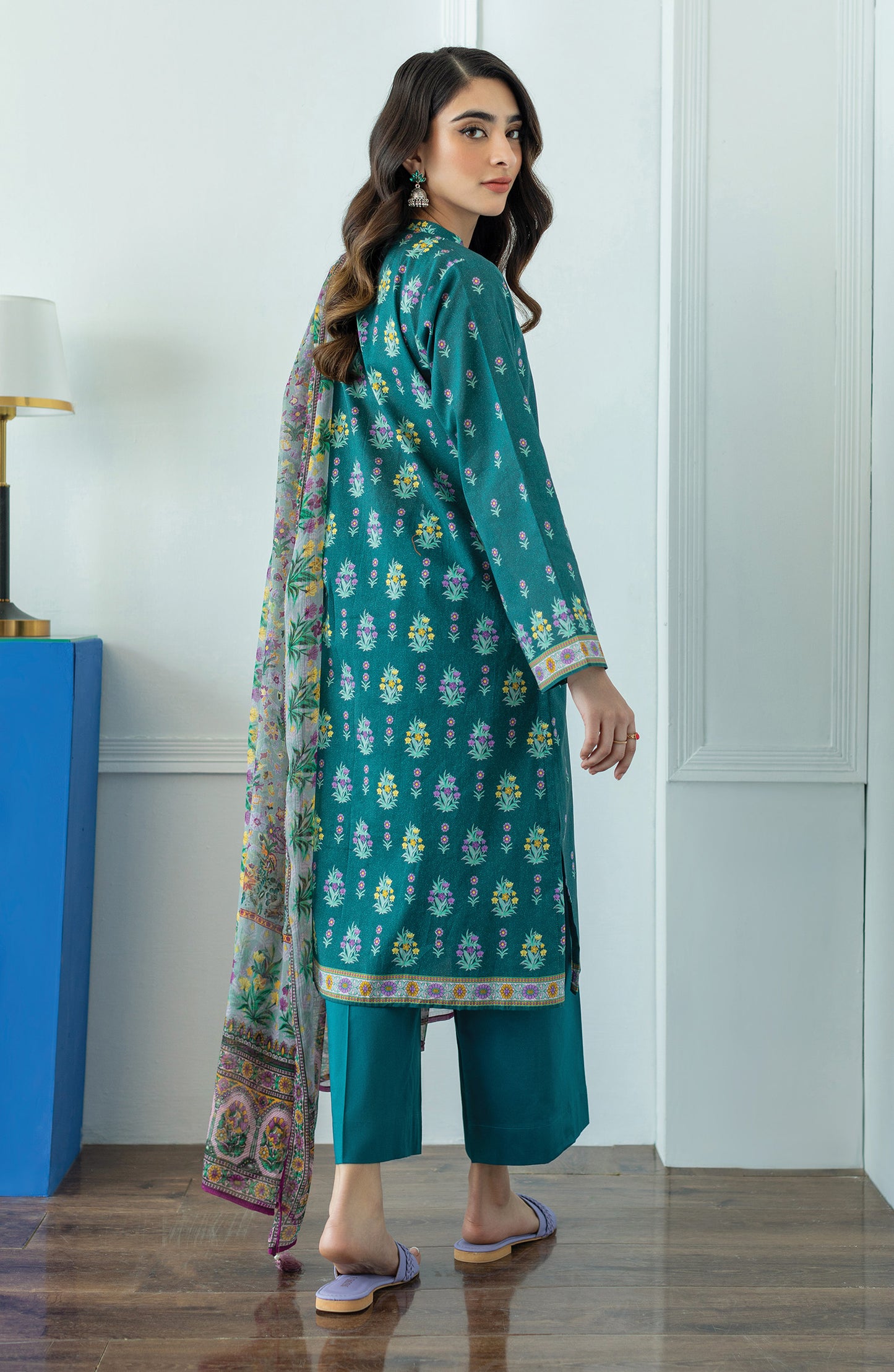 OTL-23-031/S GREEN LAWN  READY TO WEAR SHIRT DUPATTA PANTS