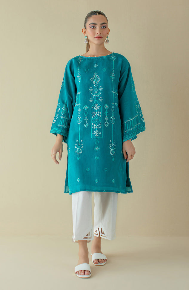 NRHC-142/S GREEN PAPER COTTON SCSHIRT READY TO WEAR SHIRT
