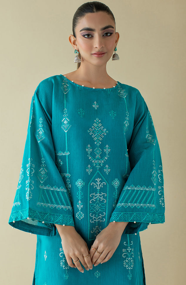 NRHC-142/S GREEN PAPER COTTON SCSHIRT READY TO WEAR SHIRT
