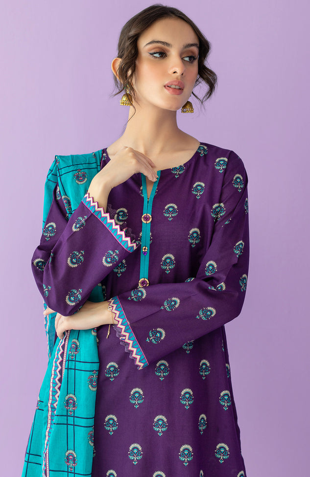 NRDS-23-034/S PURPLE LAWN  READY TO WEAR SHIRT DUPATTA