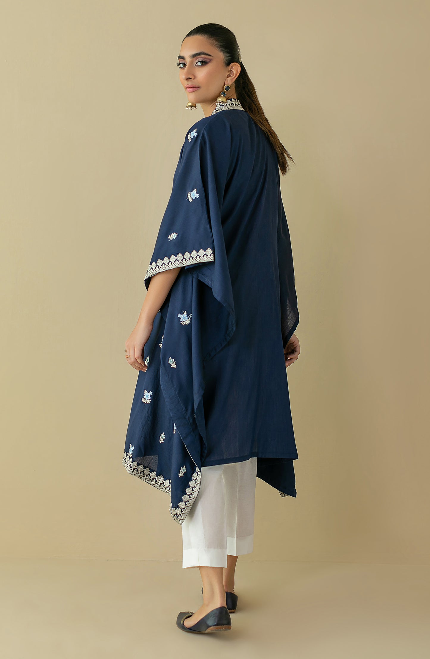 NRF-56/S BLUE COTTON SCSHIRT READY TO WEAR SHIRT