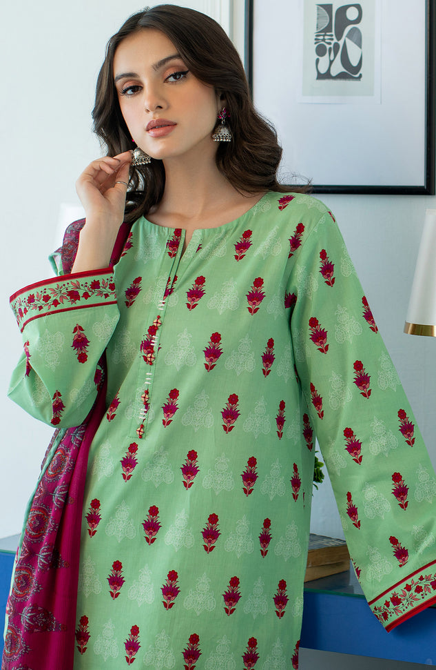 OTL-23-061/S GREEN LAWN  READY TO WEAR SHIRT DUPATTA PANTS
