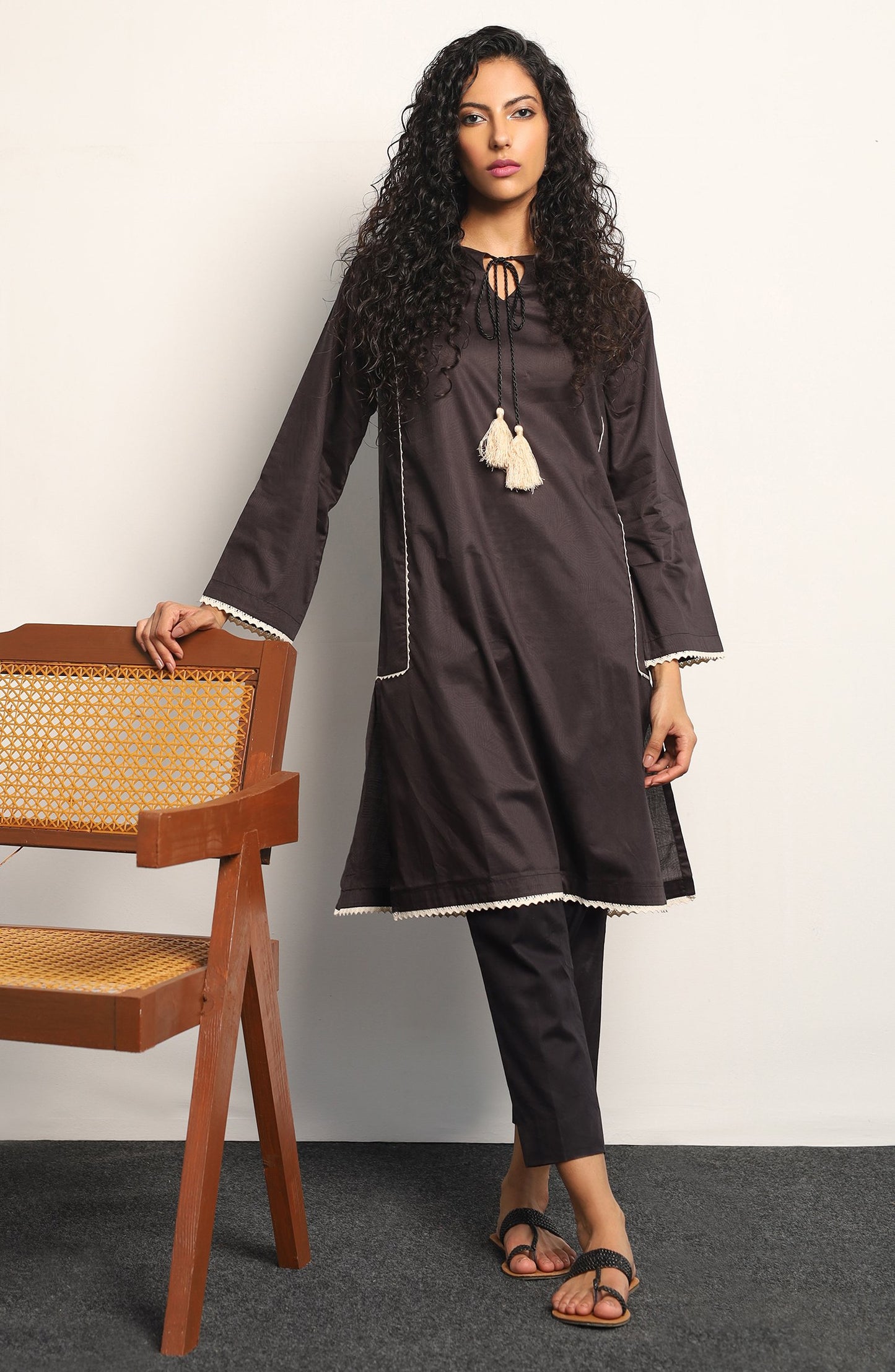 Stitched 1 Piece Jacquard Shirt