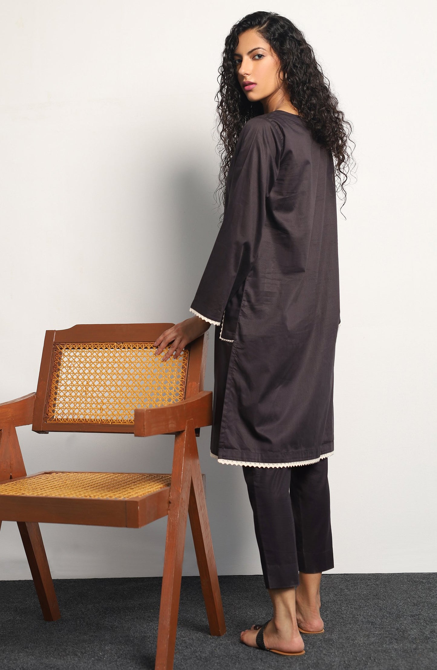 Stitched 1 Piece Jacquard Shirt