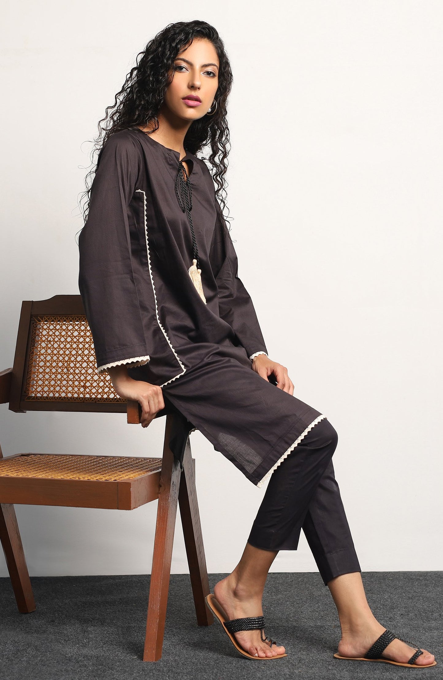 Stitched 1 Piece Jacquard Shirt