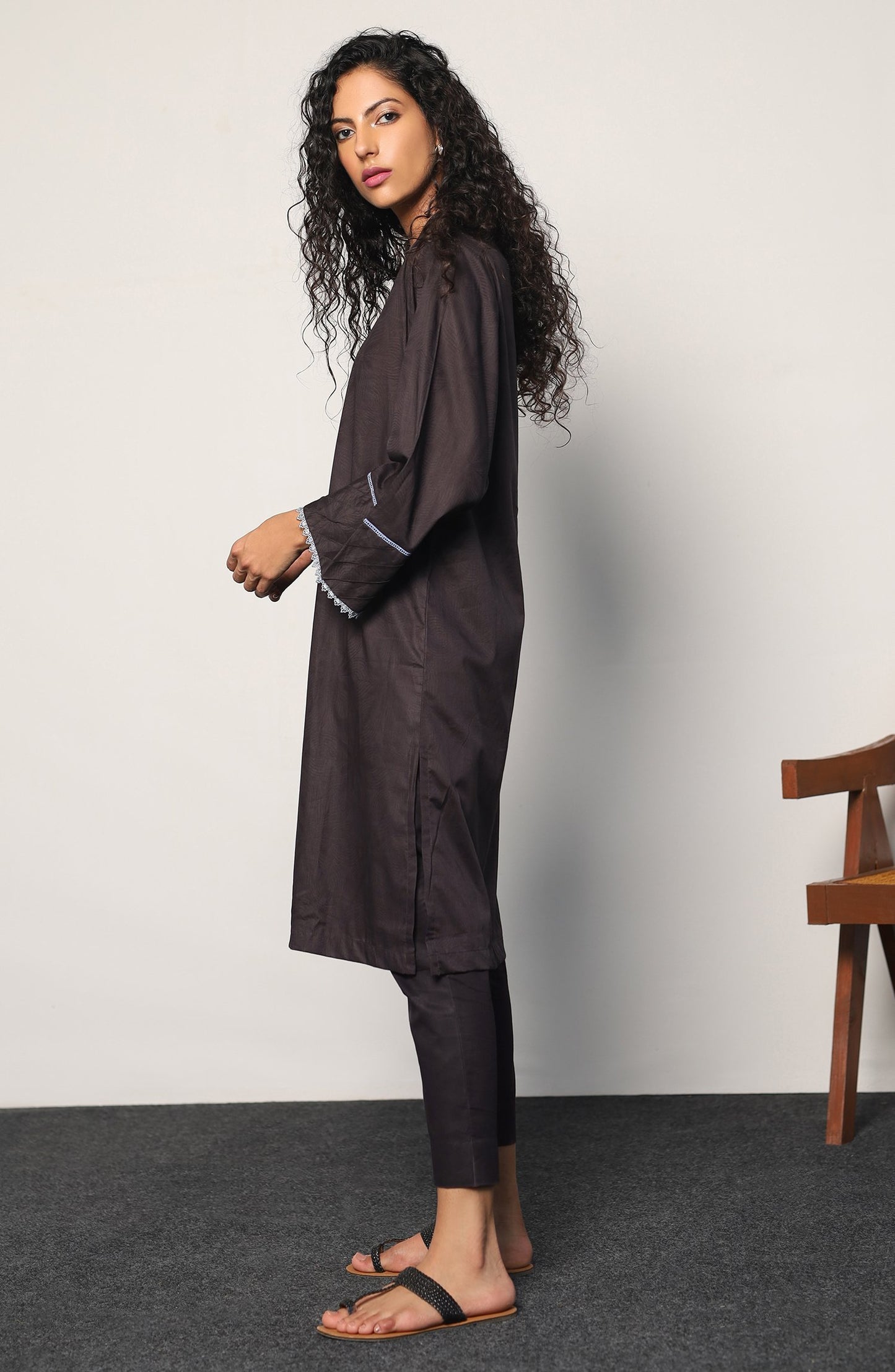Stitched 1 Piece Jacquard Shirt