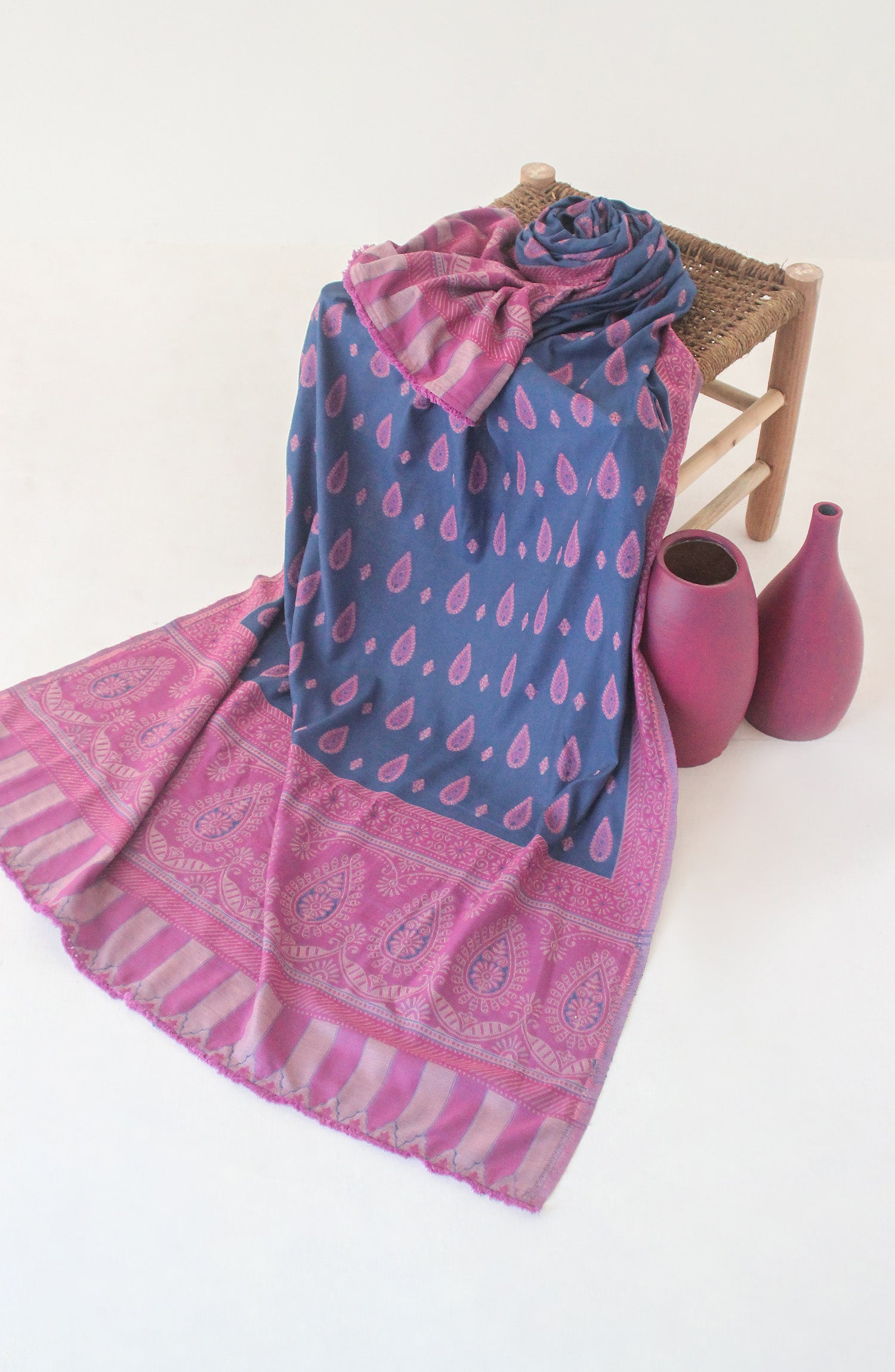 NA-D-PL-22-004 JACQUARD  ACCESSORIES SHAWL