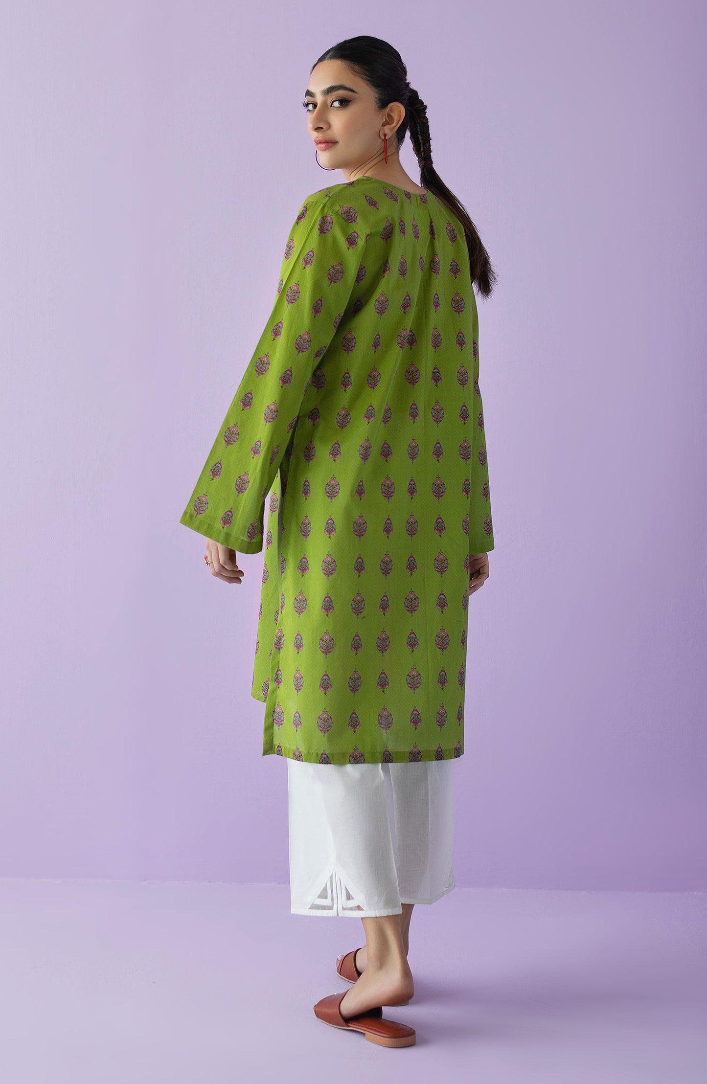 HCS-23-018/S GREEN LAWN SCSHIRT READY TO WEAR SHIRT