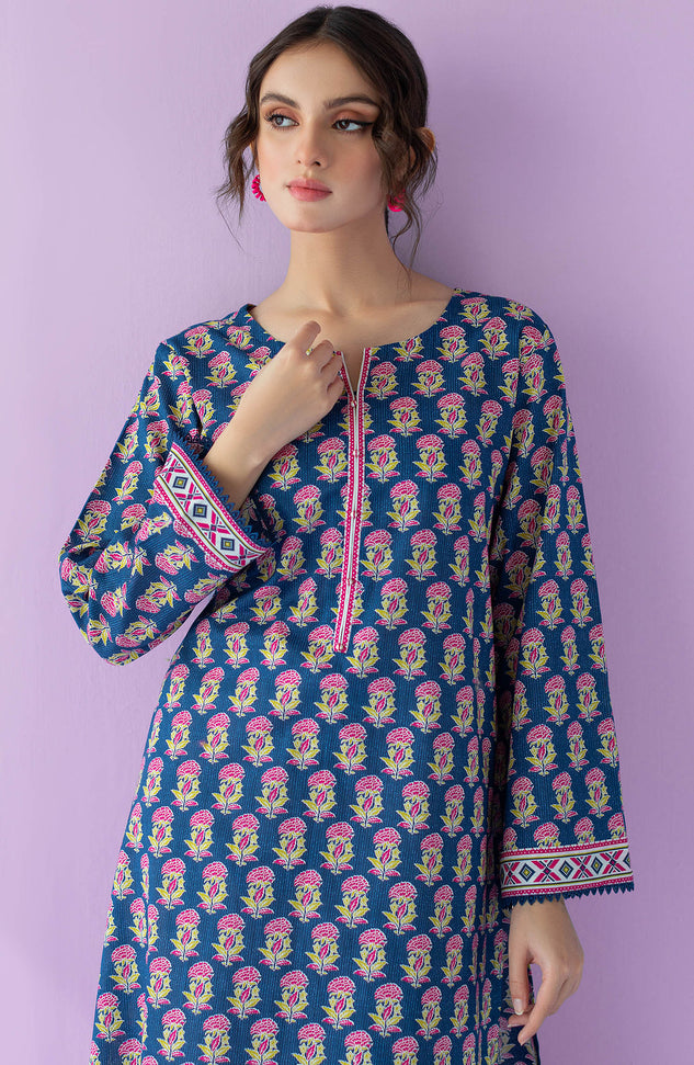 HCS-23-012/S BLUE LAWN SCSHIRT READY TO WEAR SHIRT