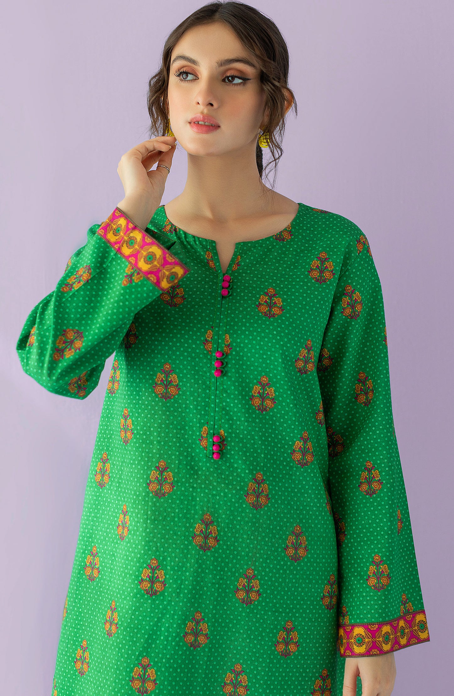 HCS-23-013/U GREEN LAWN SCSHIRT UNSTITCHED SHIRT