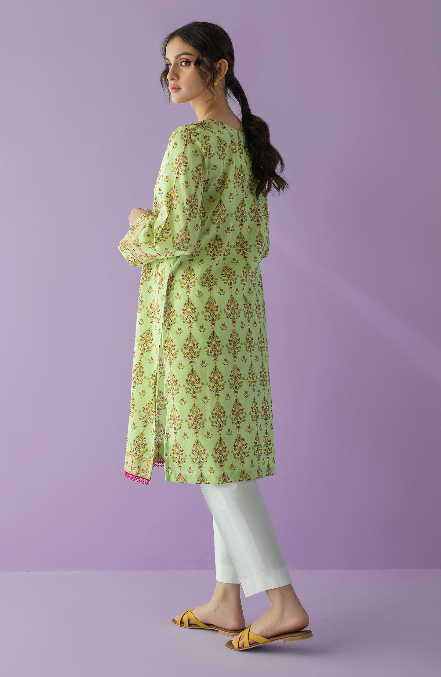 HCS-23-002/S GREEN LAWN SCSHIRT READY TO WEAR SHIRT