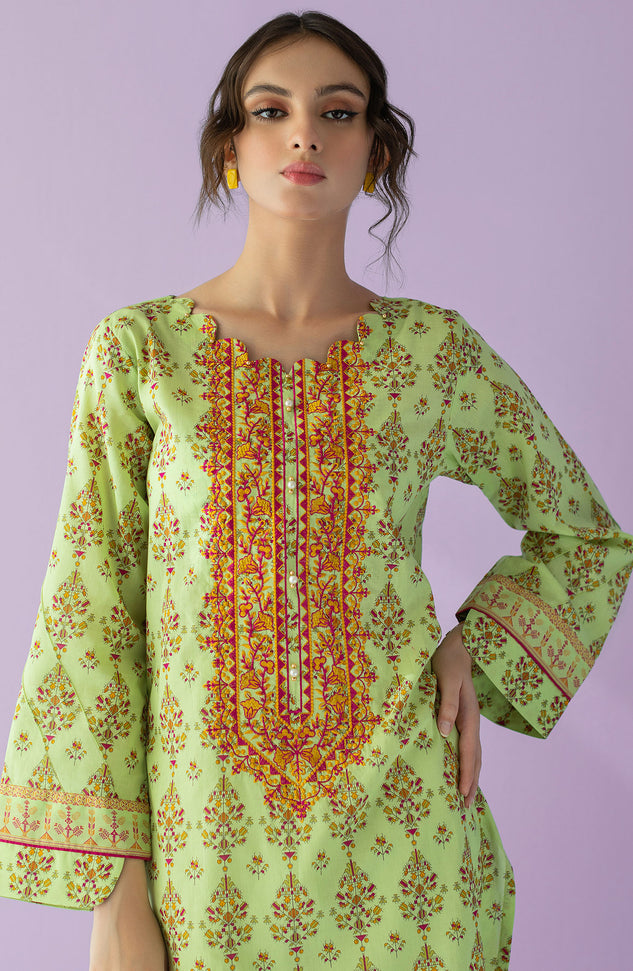 HCS-23-002/S GREEN LAWN SCSHIRT READY TO WEAR SHIRT