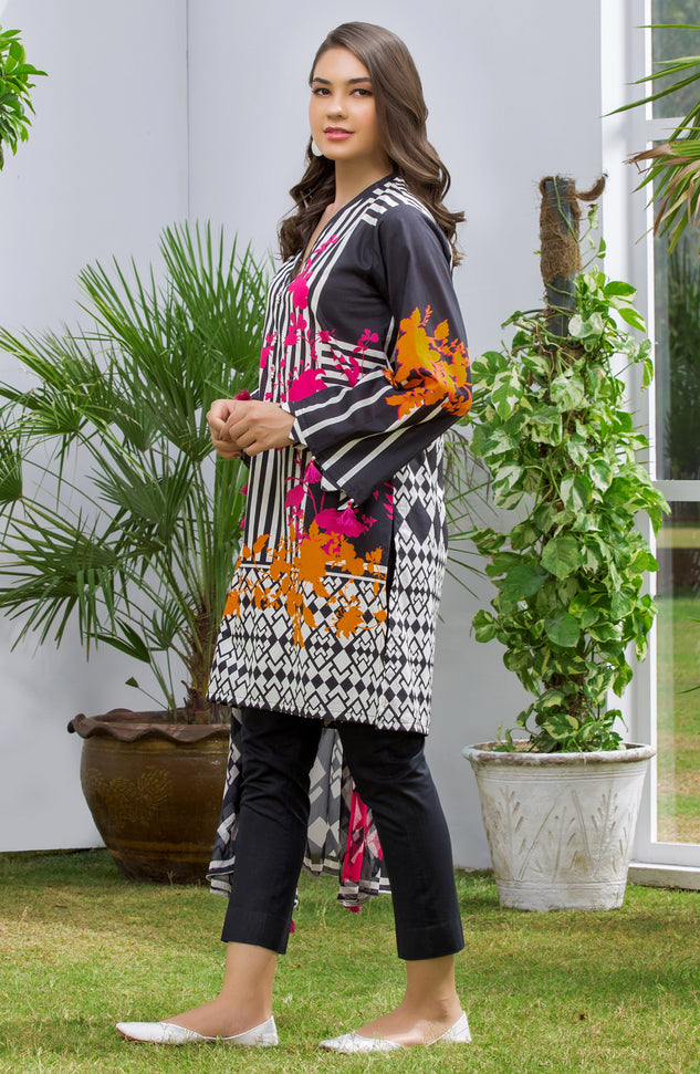 Unstitched 2 Piece Printed Lawn Shirt Dupatta