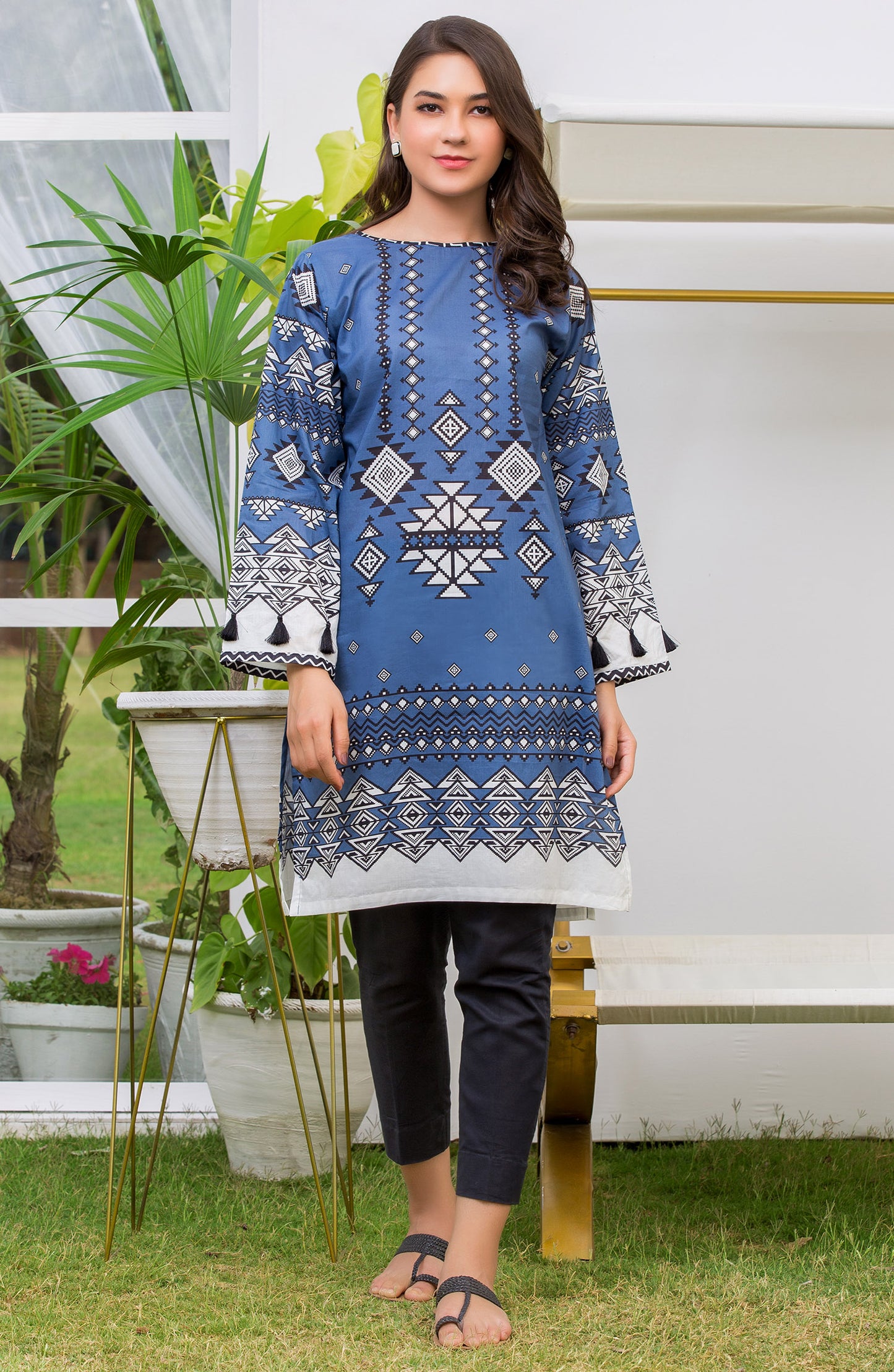 Stitched 1 Piece Printed Lawn Shirt