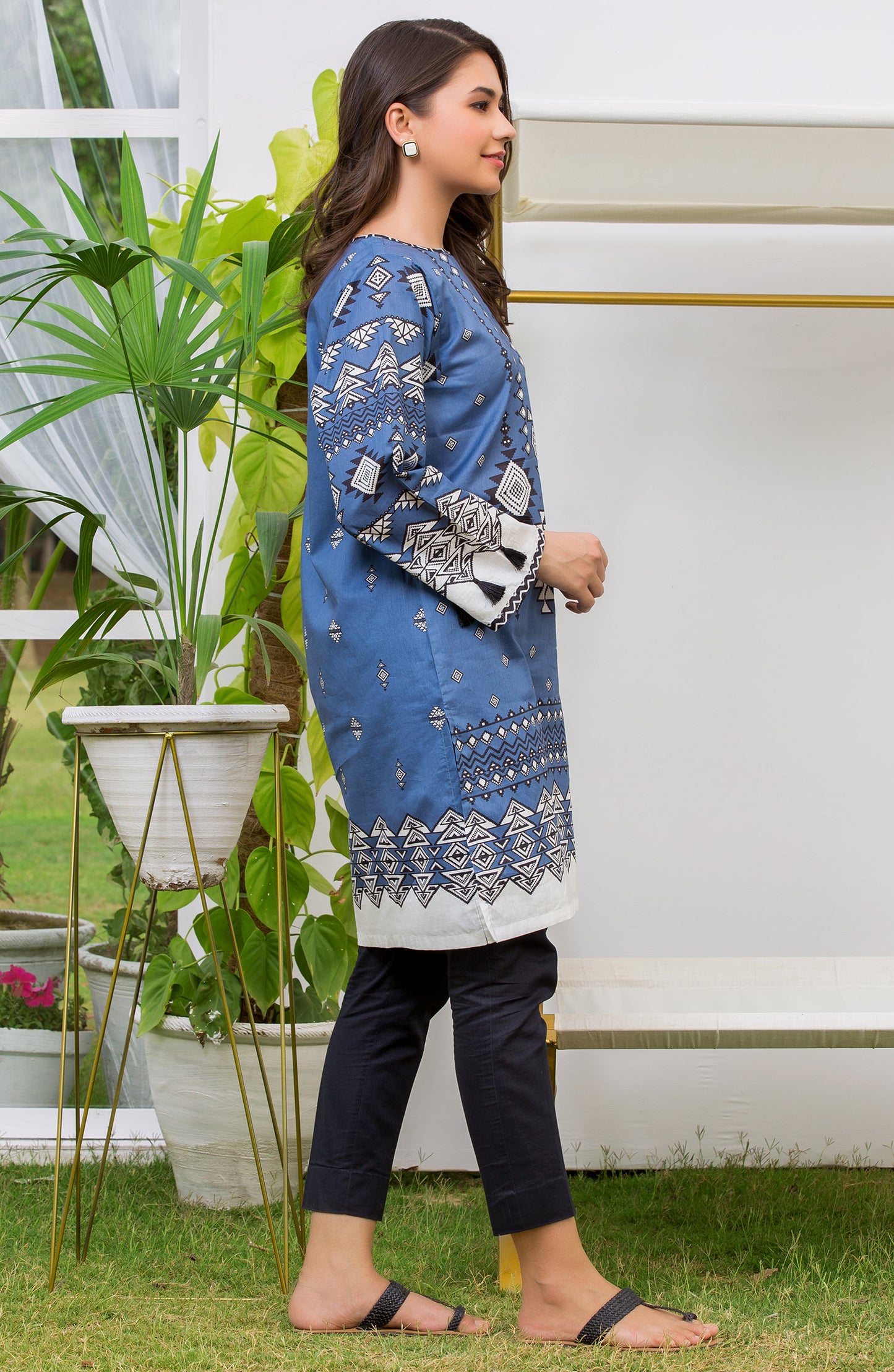 Stitched 1 Piece Printed Lawn Shirt