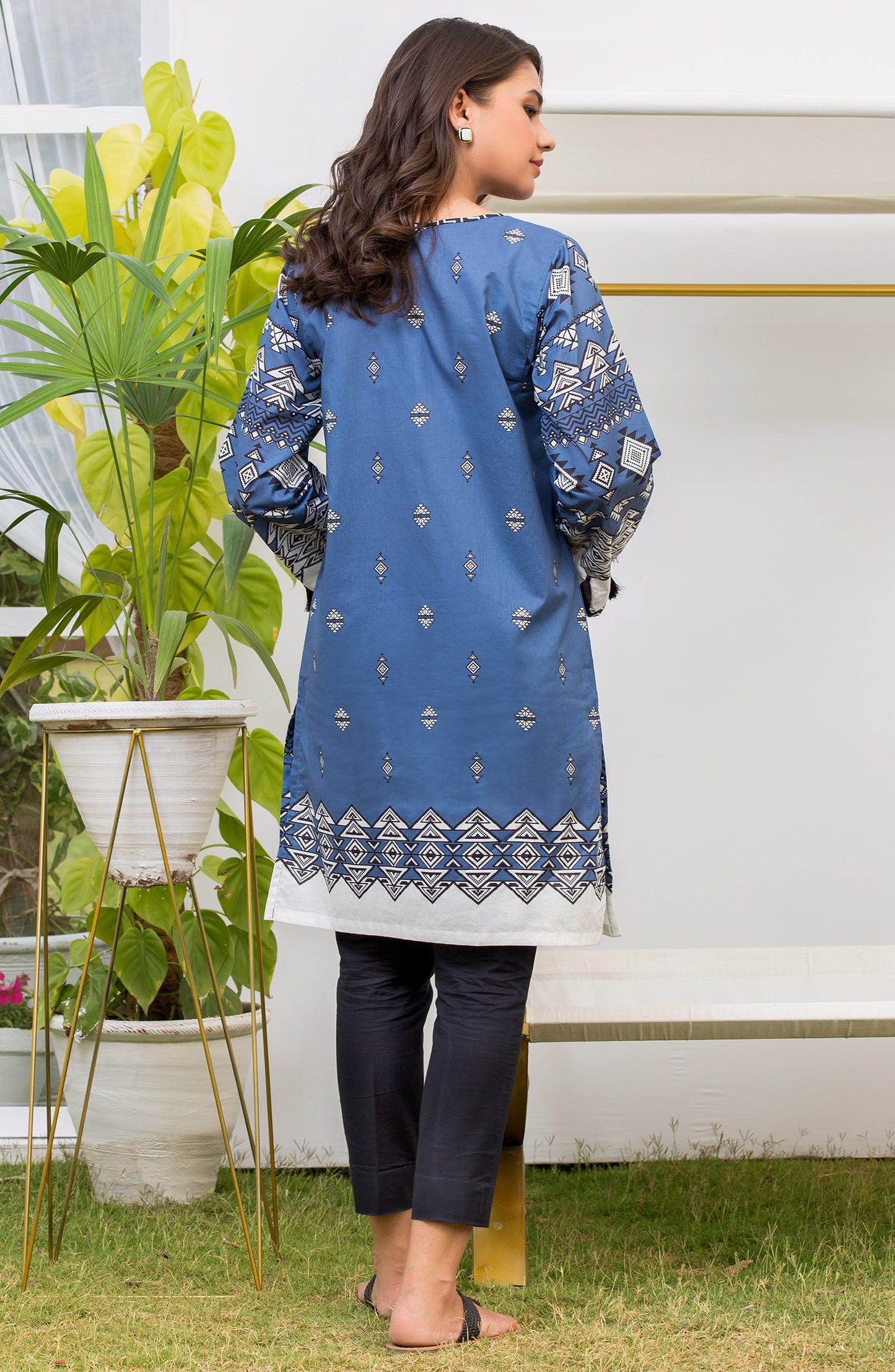 Stitched 1 Piece Printed Lawn Shirt