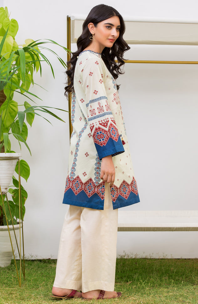 Stitched 1 Piece Printed Lawn Shirt
