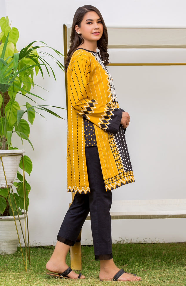 Stitched 1 Piece Printed Lawn Shirt