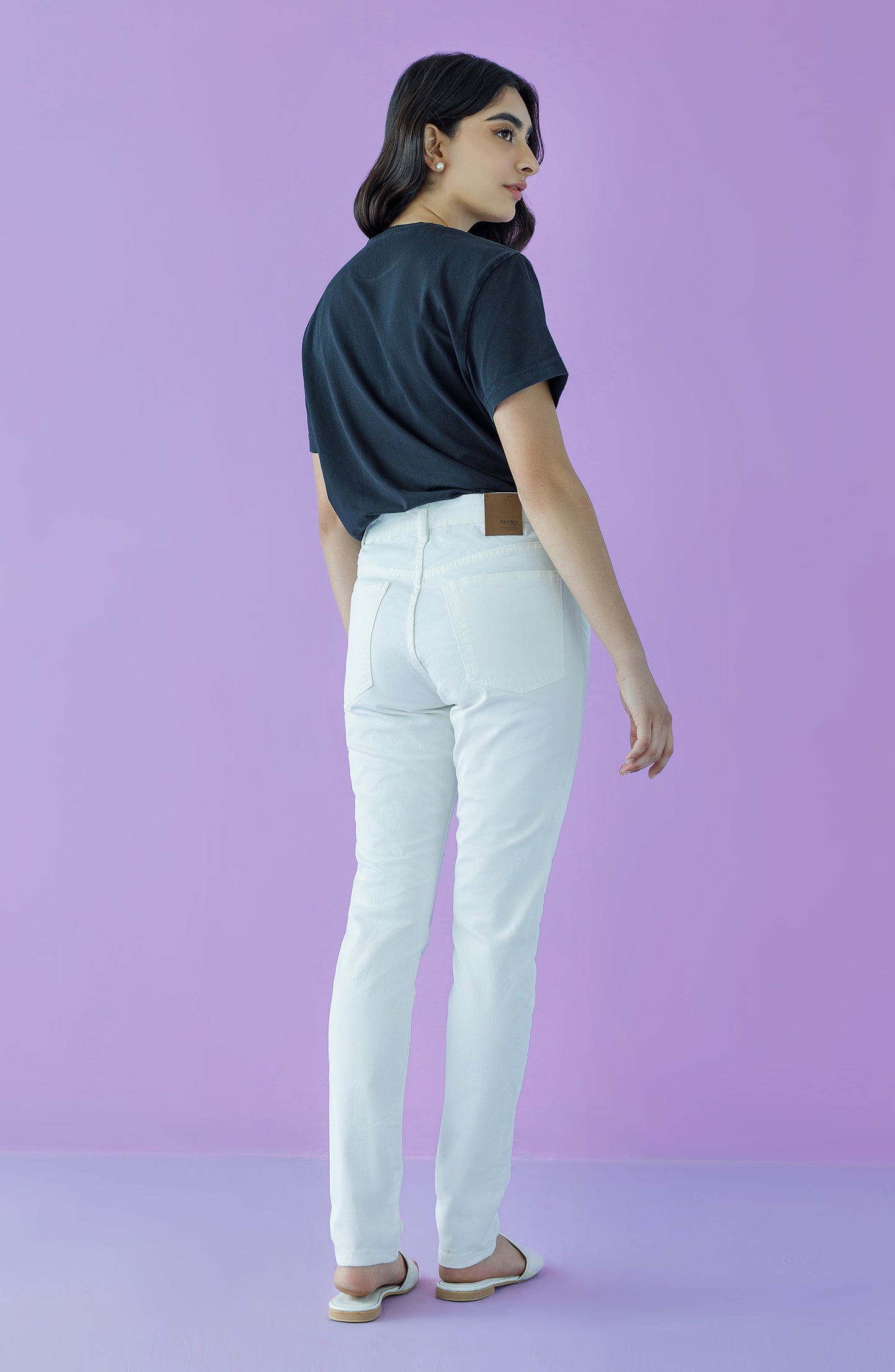 NW-J-SF-22-002 CREAM DENIM SCJEANS WESTERN JEANS
