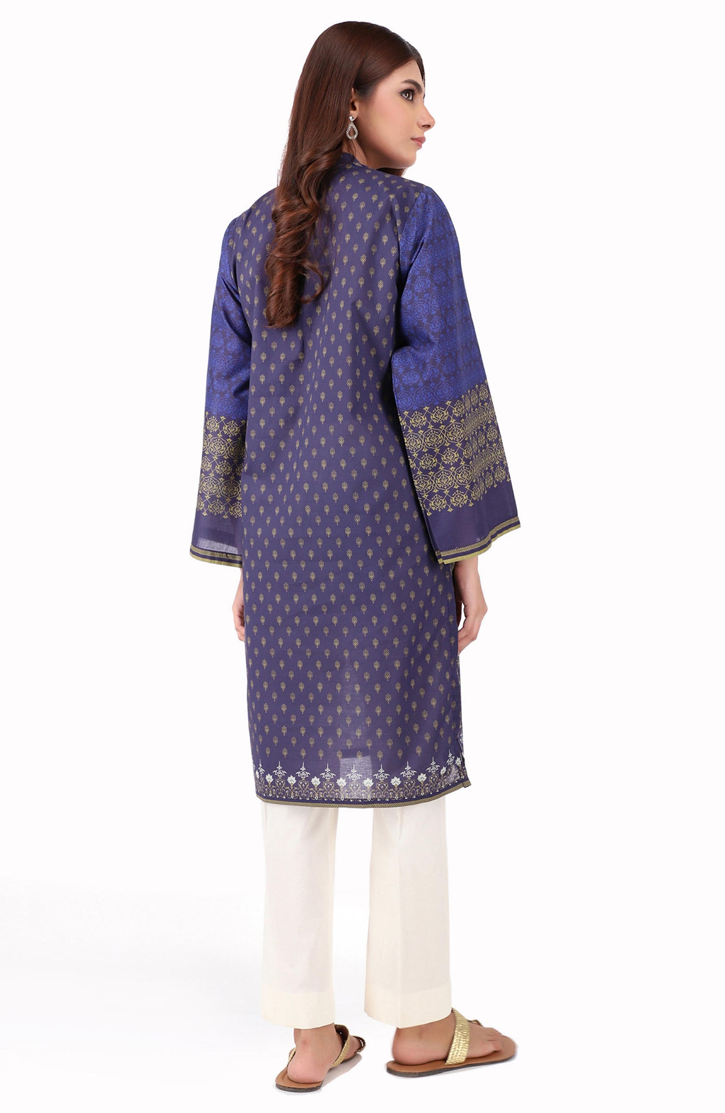 Stitched 1 Piece Embroidered Cambric Shirt