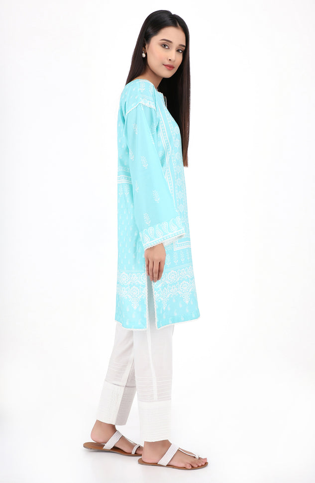 Unstitched 1 Piece Printed Heavy Lawn Shirt