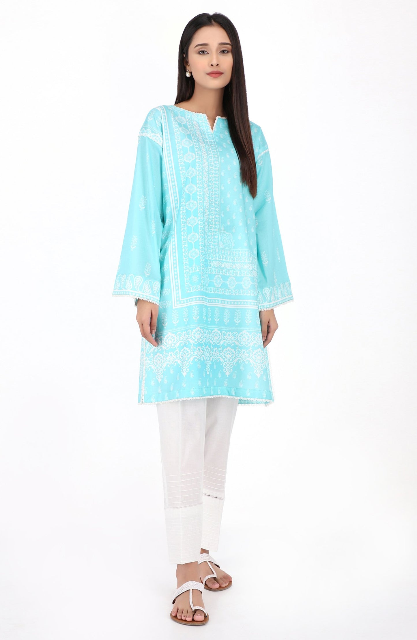 Unstitched 1 Piece Printed Heavy Lawn Shirt