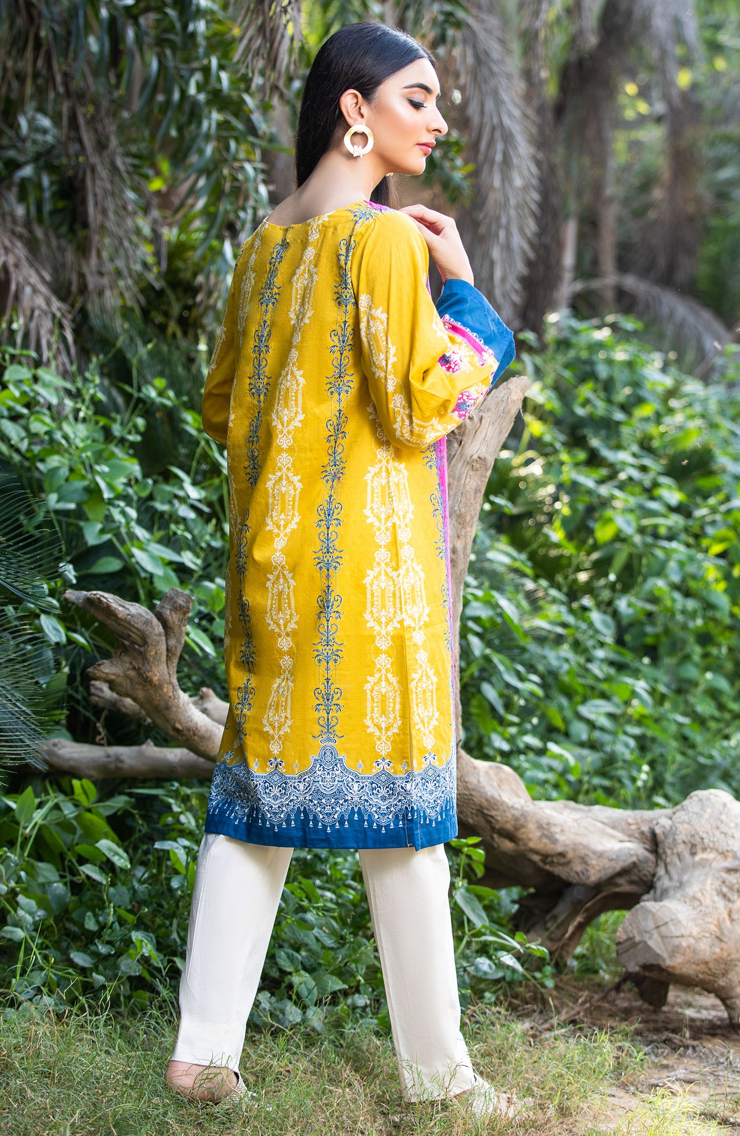 Stitched 1 Piece Printed Lawn Shirt