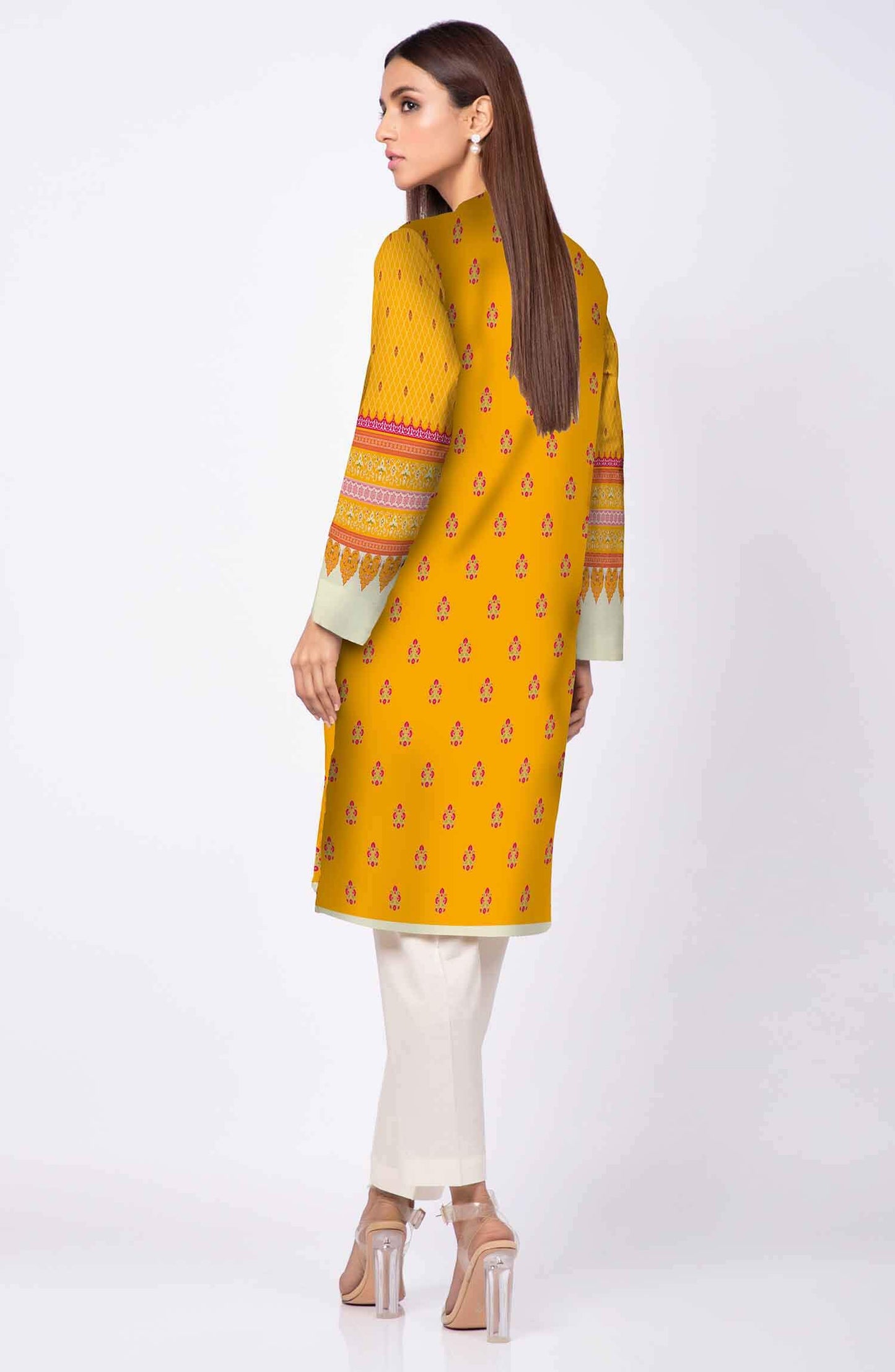 Unstitched 1 Piece Printed Lawn Shirt