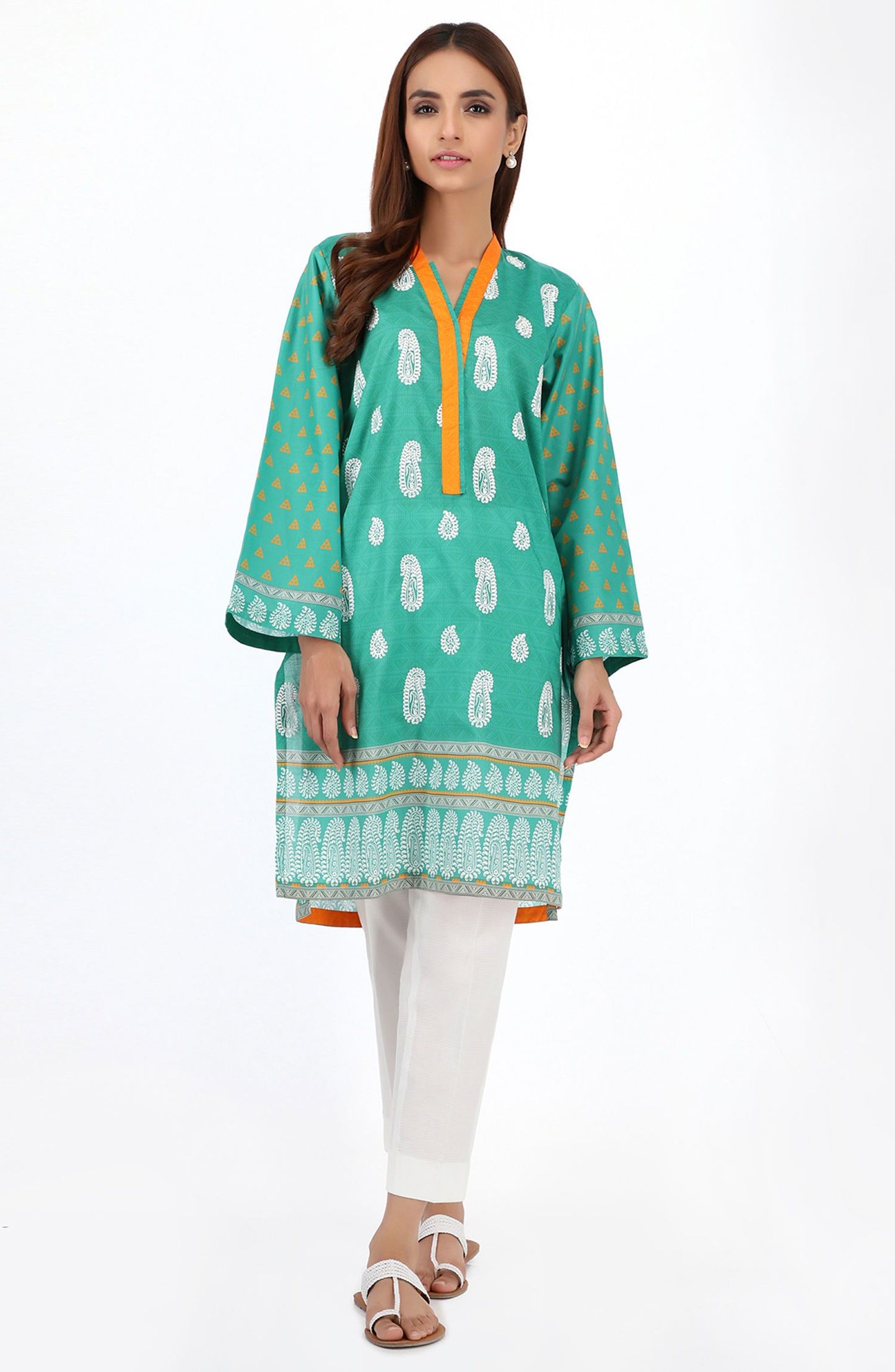 Stitched 1 Piece Embroidered Lawn Shirt