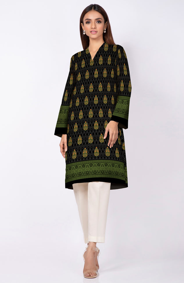 Unstitched 1 Piece Printed Lawn Shirt