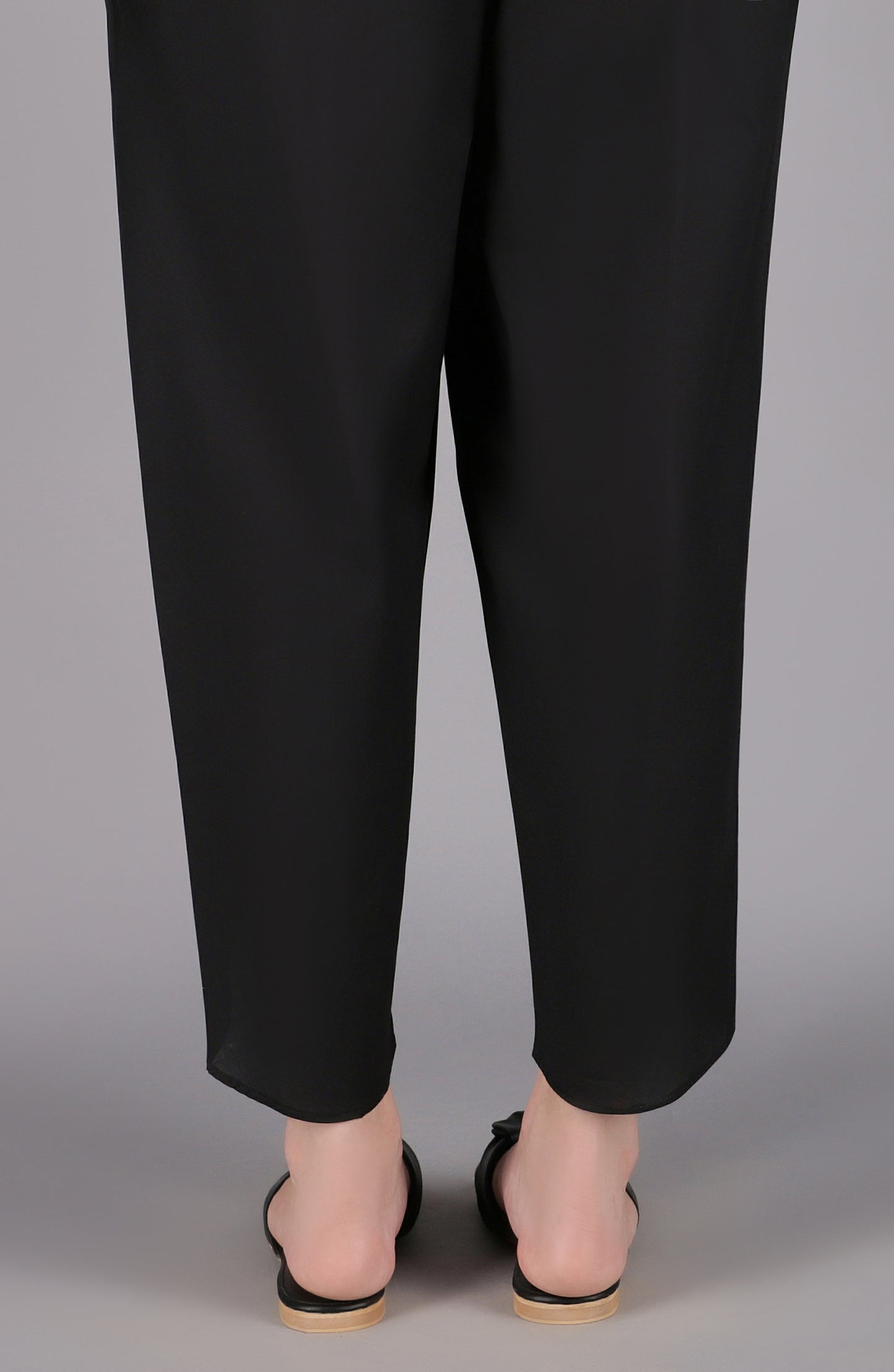 NRP-109/S BLACK CAMBRIC SCSHALWAR STITCHED BOTTOMS SHALWAR