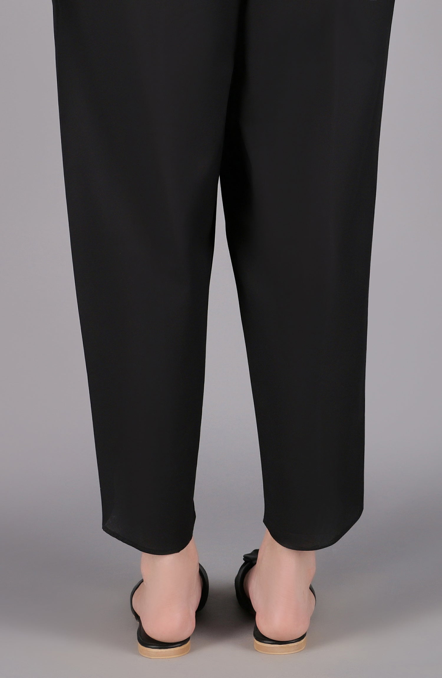 NRP-109/S BLACK CAMBRIC SCSHALWAR STITCHED BOTTOMS SHALWAR