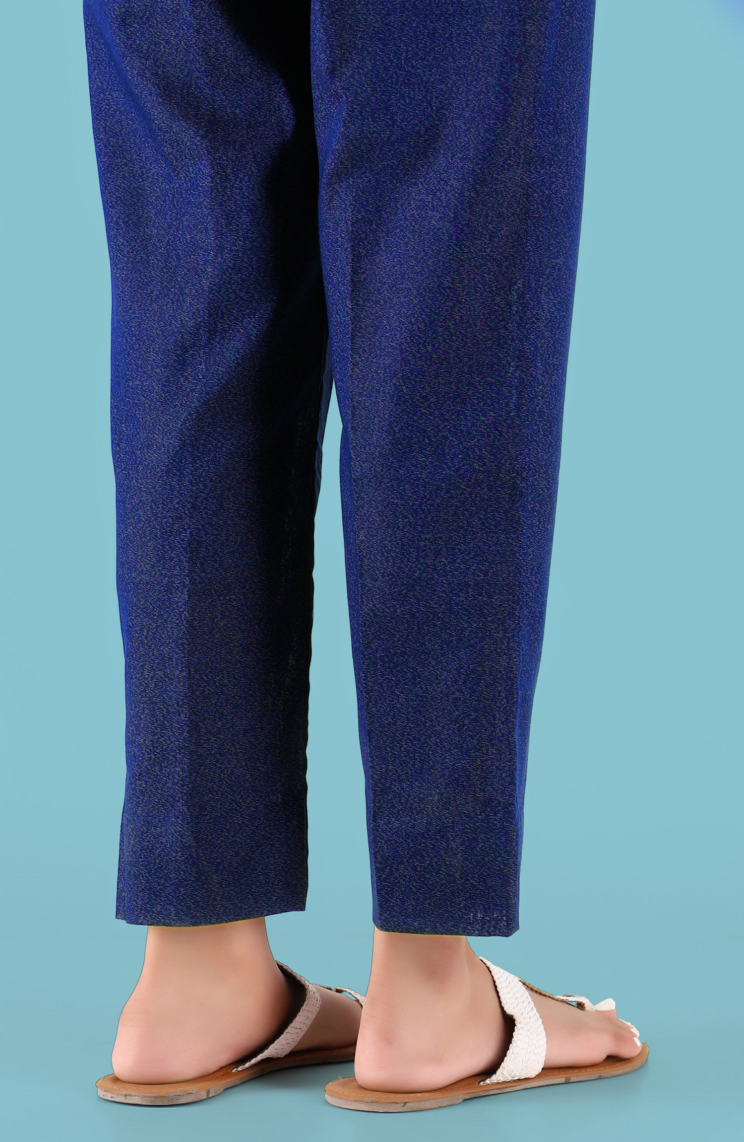 Unstitched Bottoms 1 Piece Plain Dobby Pants (NRUP-DOBBY ROYEL BLUE)