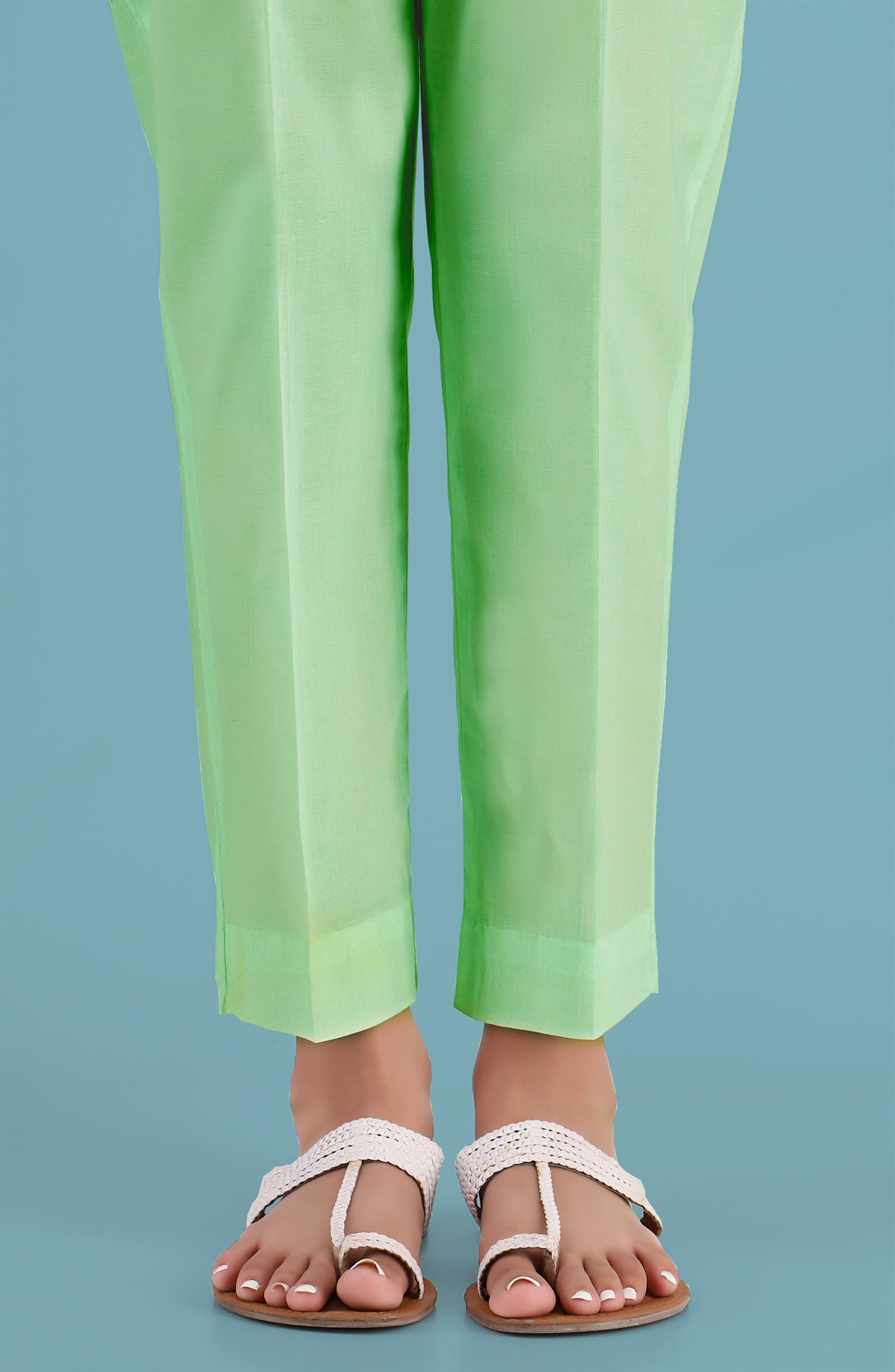 Unstitched Cambric Pants (NRUP-DOBBY LIGHT GREEN)