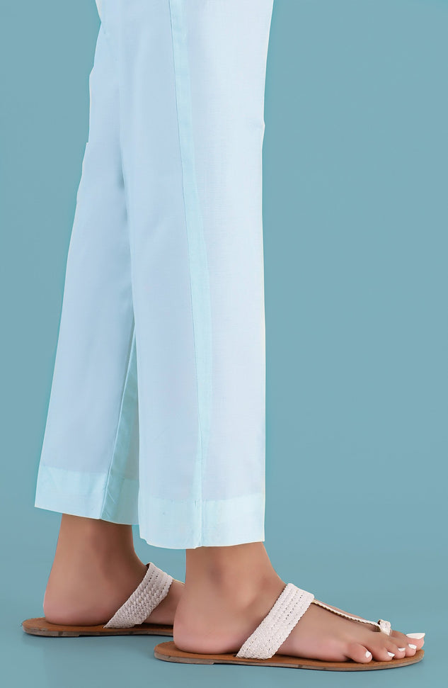 Unstitched Cambric Bottom Fabric- Light Blue