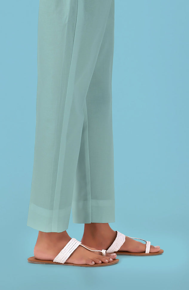 Unstitched Cambric Bottom Fabric- Light Sea Green
