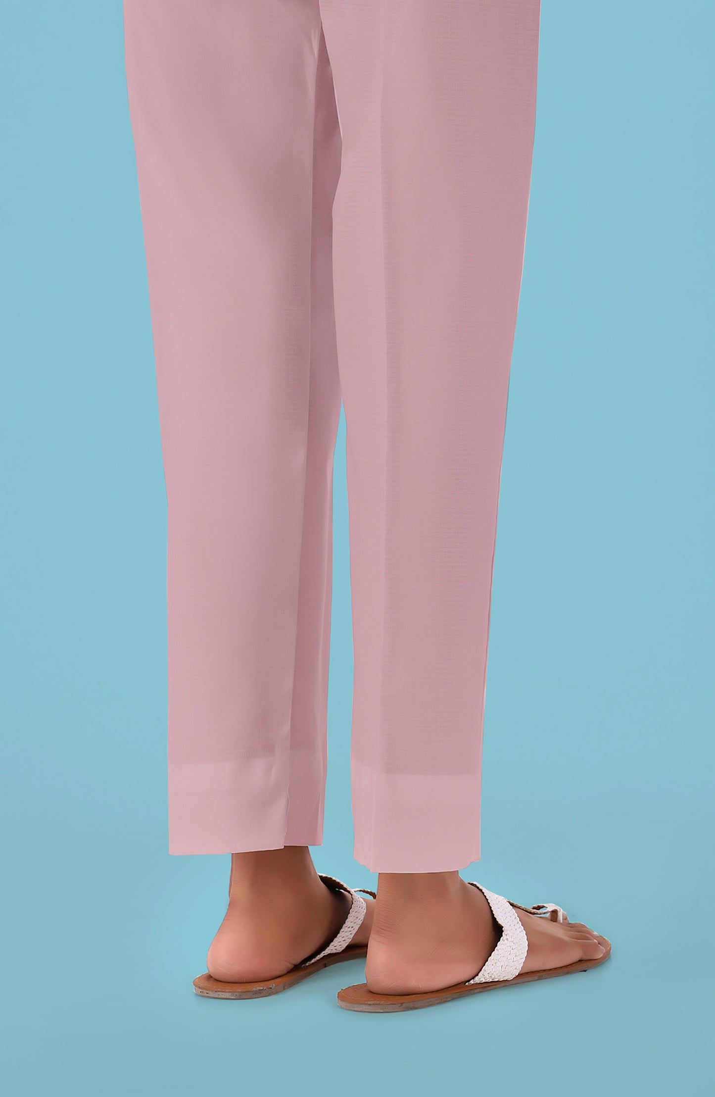Unstitched Cambric Bottom Fabric- Light Pink (NRUP-CAMBRIC-LIGHT PINK(PP))
