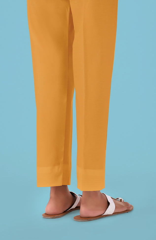 Unstitched Cambric Bottom Fabric- Yellow
