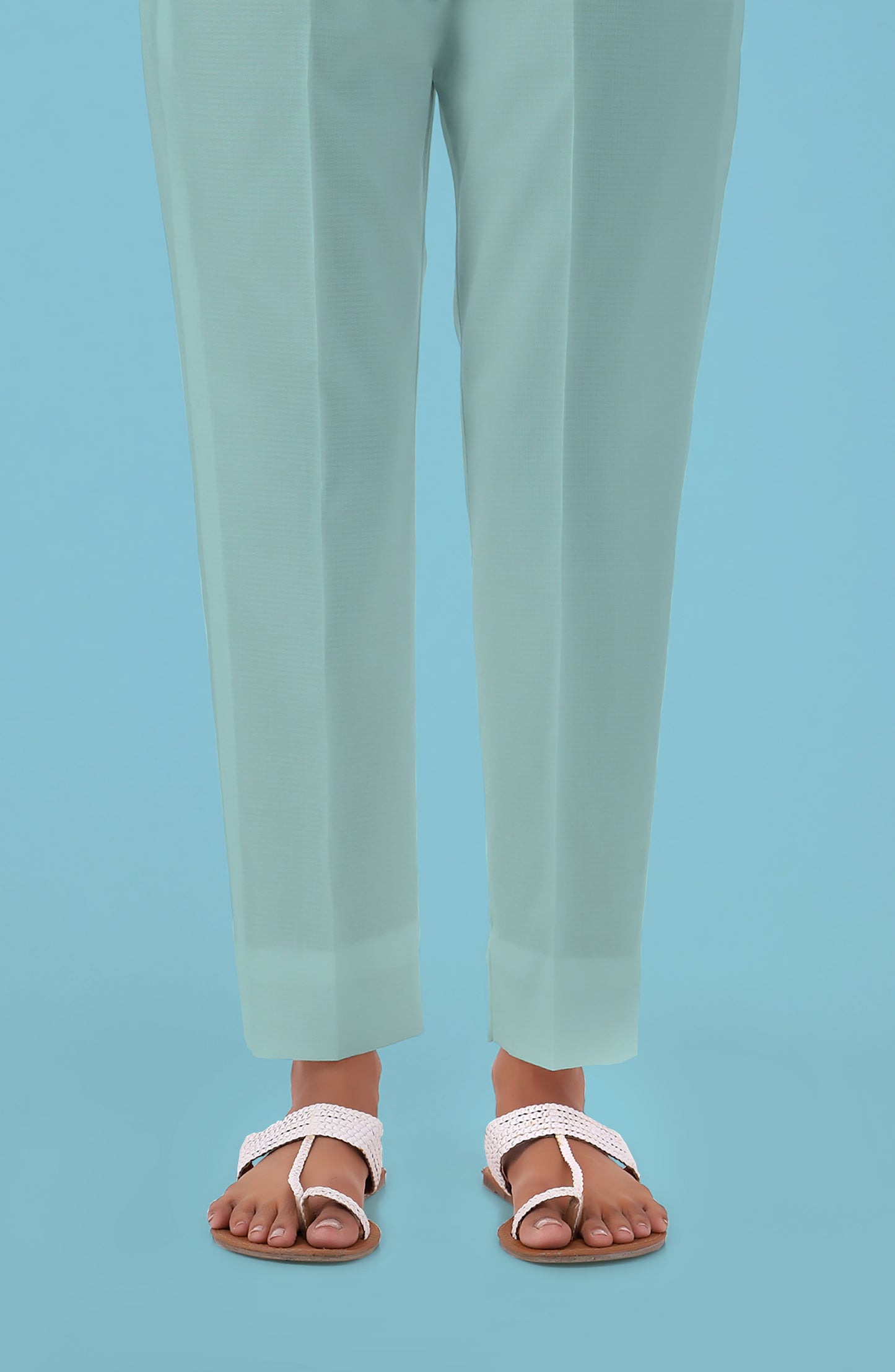Unstitched | Bottom | Plain Cambric | NRUP-CAMBRIC-LIGHT SEA GREEN(PP)
